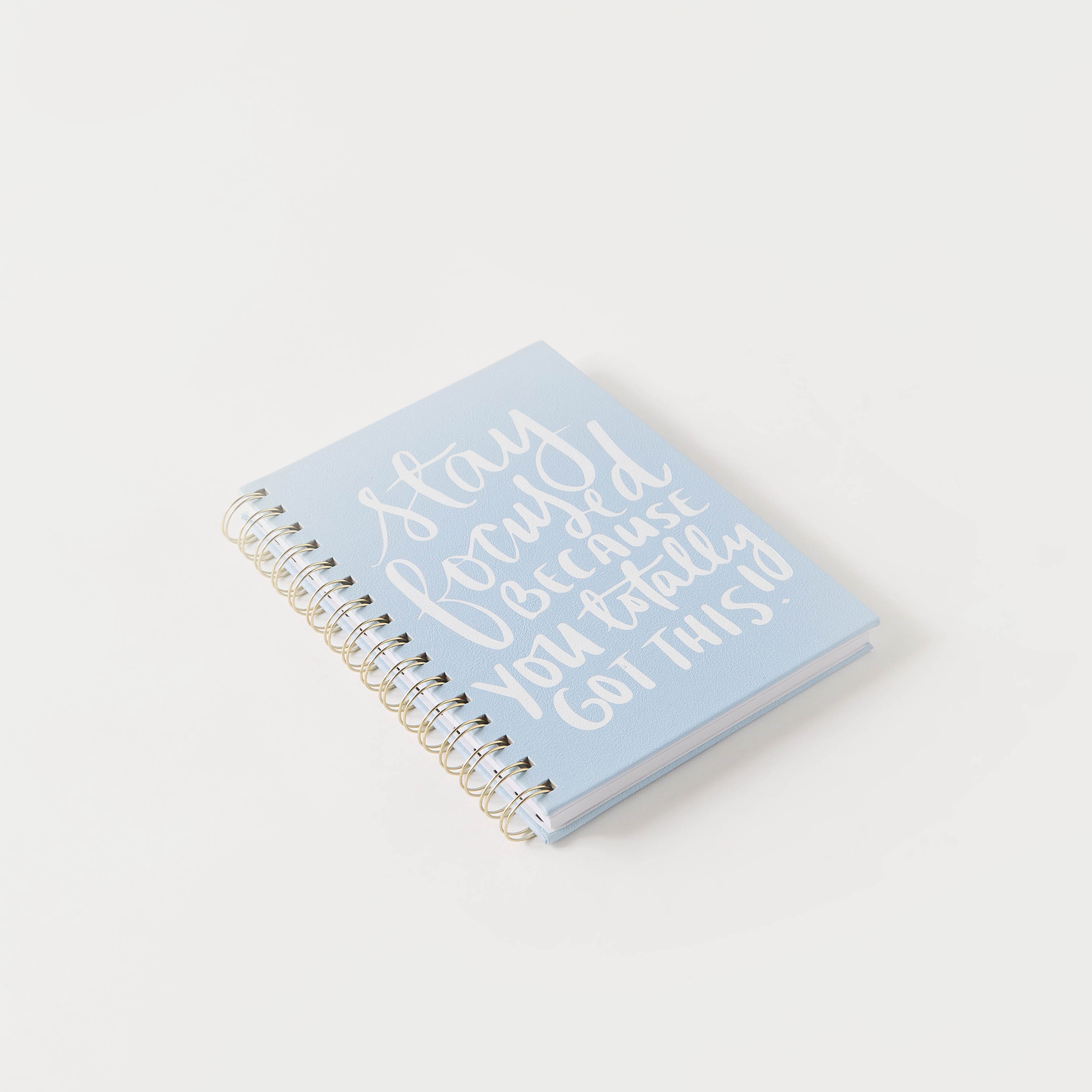 Slogan Print Ruled Spiral Bound A5 Notebook-school-stationery-notebooks-image-2