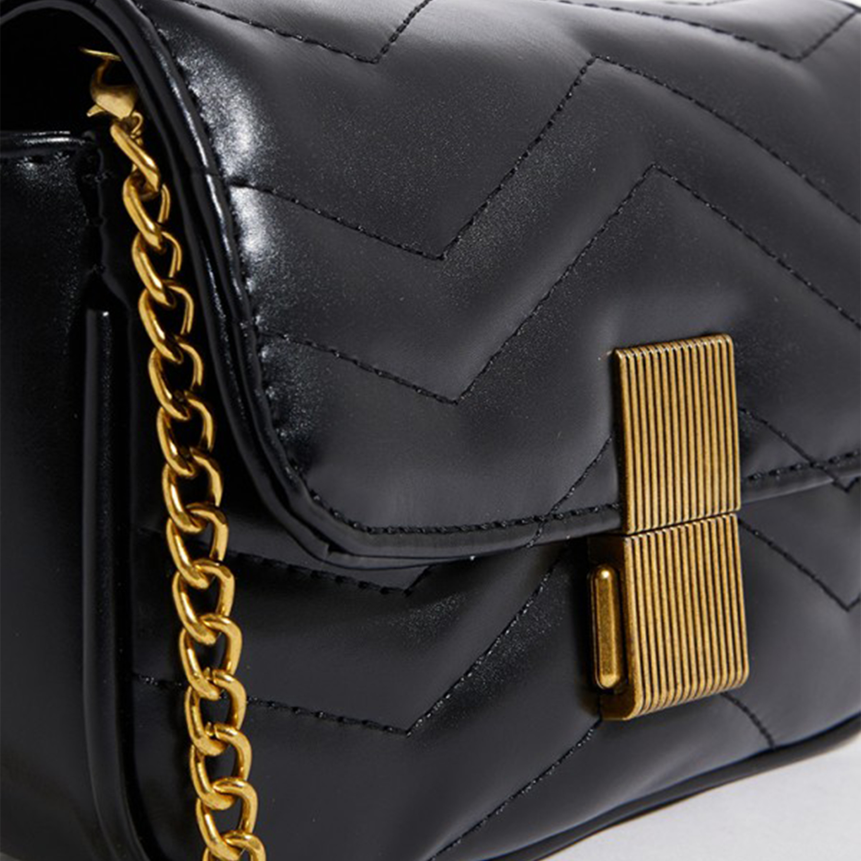 أيروبوستال شنطة كروس لون أخضر بحزام سلسلة وشعار معدني وقفل بلاستيكي-women-bagsandwallets-handbags-image-7