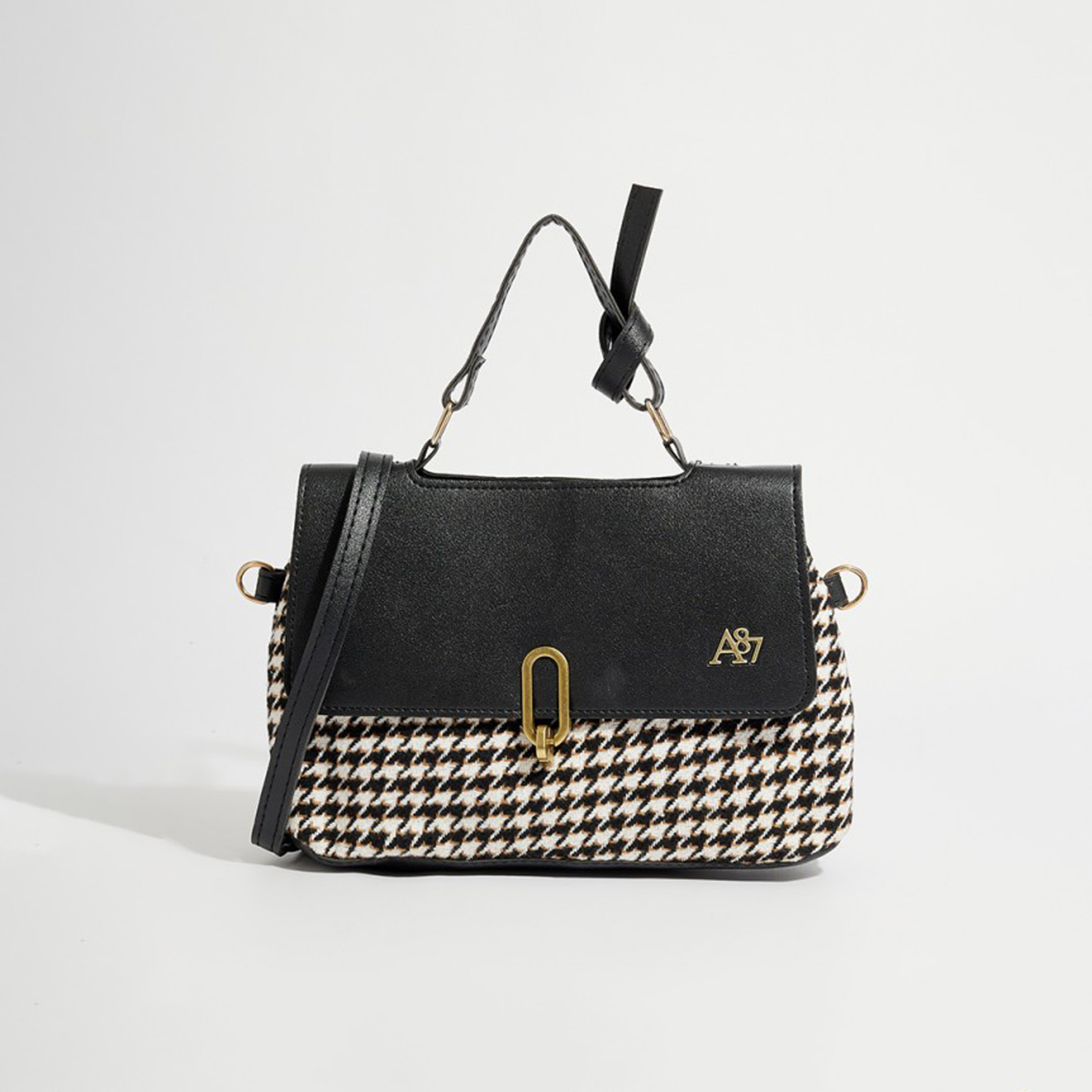 أيروبوستال شنطة كروس لون أسود بحزام قابل للإزالة وسلسة-women-bagsandwallets-handbags-image-1
