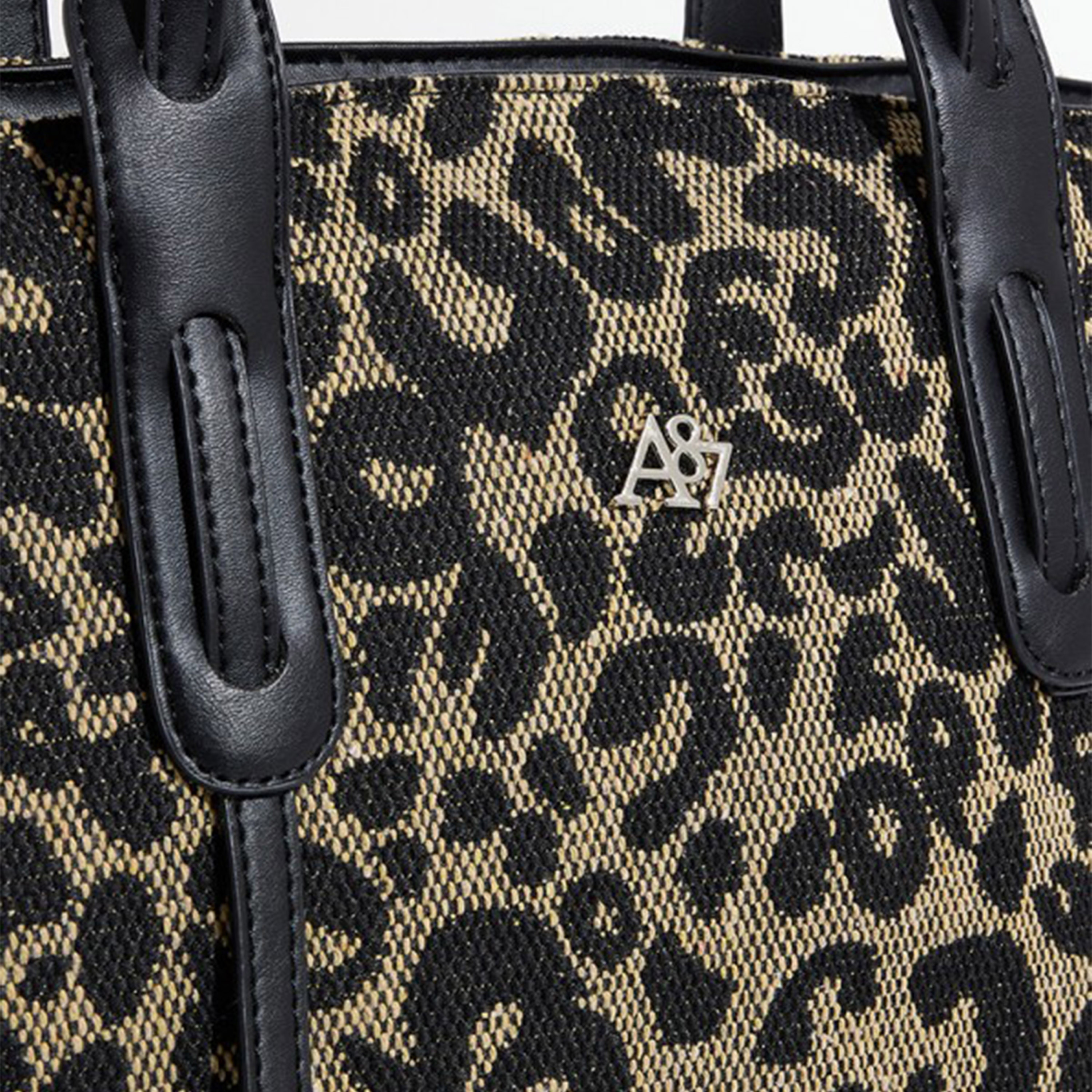 أيروبوستال شنطة كتف كبيرة بطبعة الفهد بأحزمة رفيعة وشعار من المعدن-women-bagsandwallets-handbags-image-3
