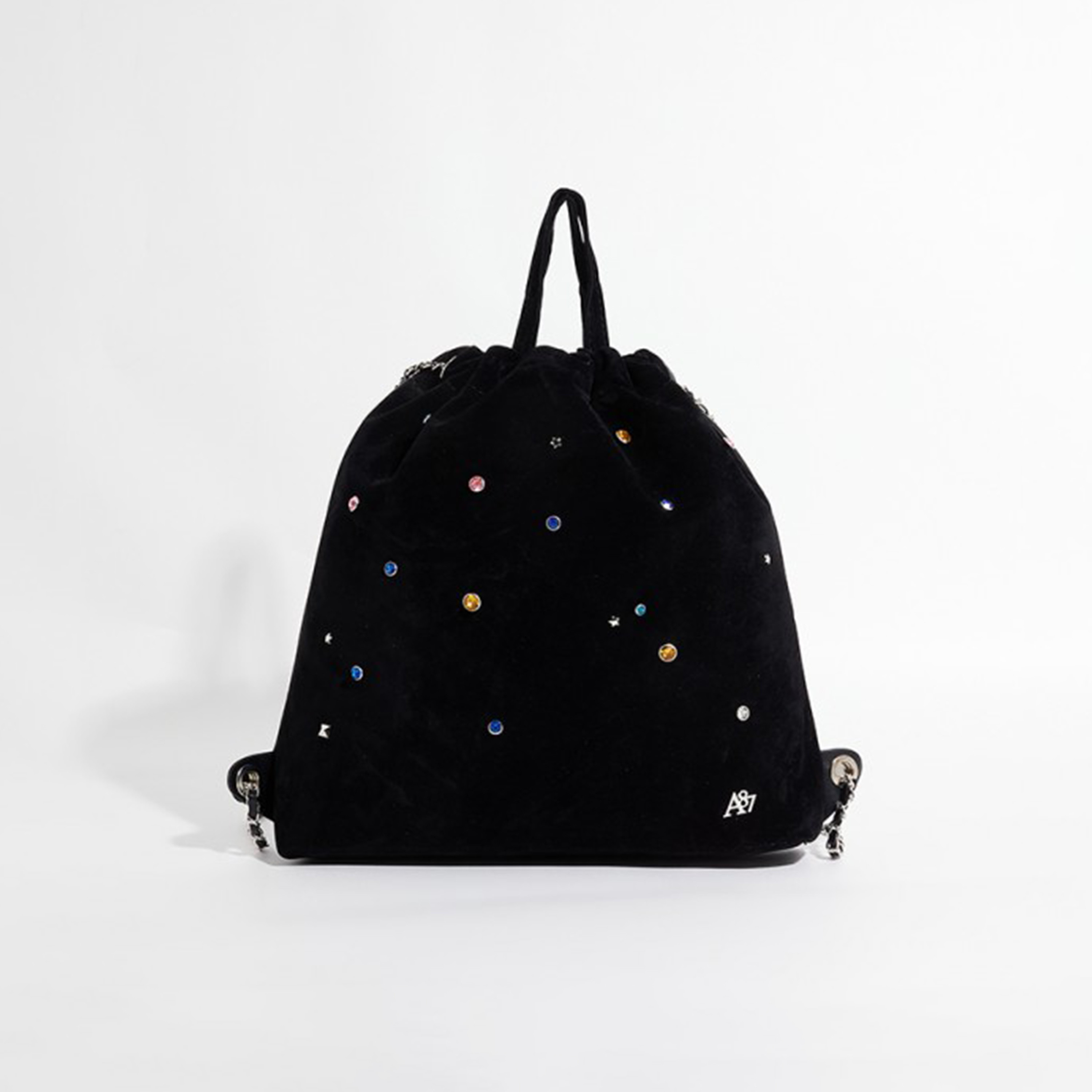 Aeropostale Textured Backpack Black with Adjustable Strap and Embelished Design-women-bagsandwallets-backpacks-image-1