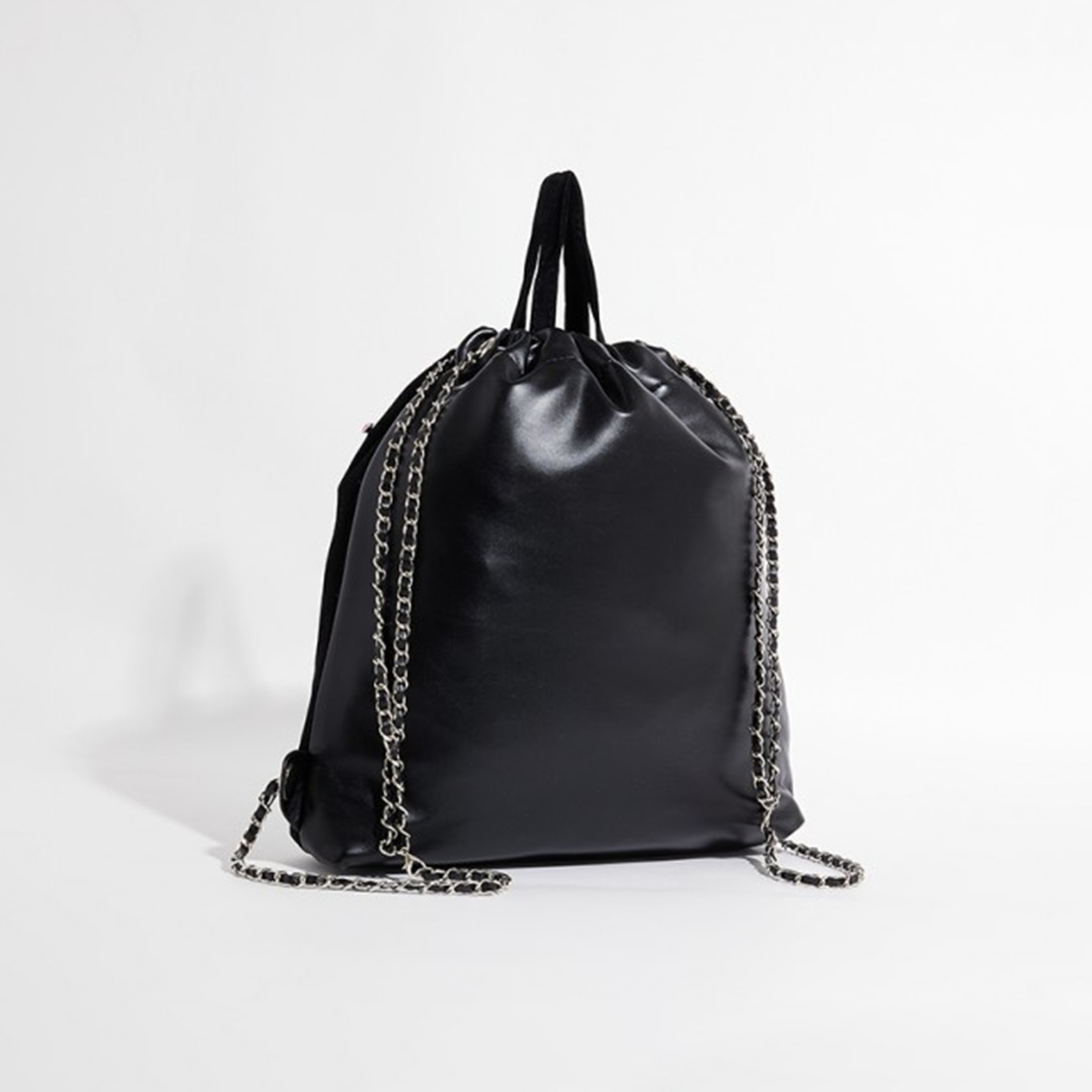 Aeropostale Textured Backpack Black with Adjustable Strap and Embelished Design-women-bagsandwallets-backpacks-image-3