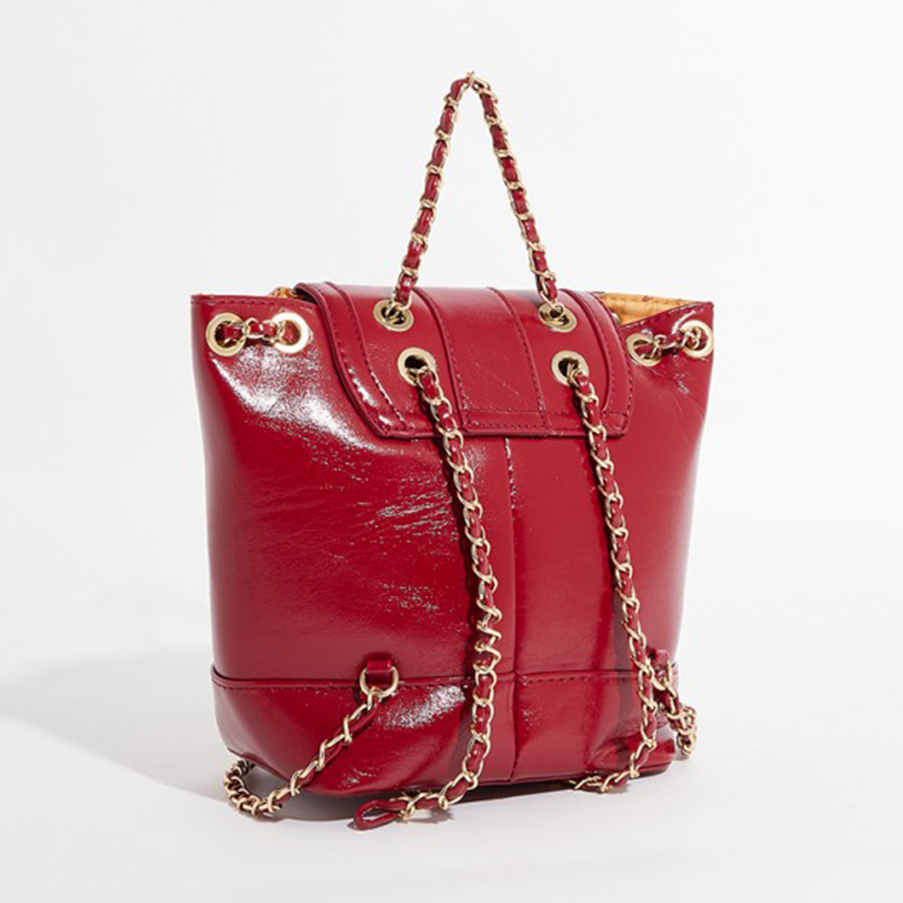 أيروبوستال شنطة ظهر لون أسود وسلسة معدنية ورباط للإغلاق-women-bagsandwallets-backpacks-image-2