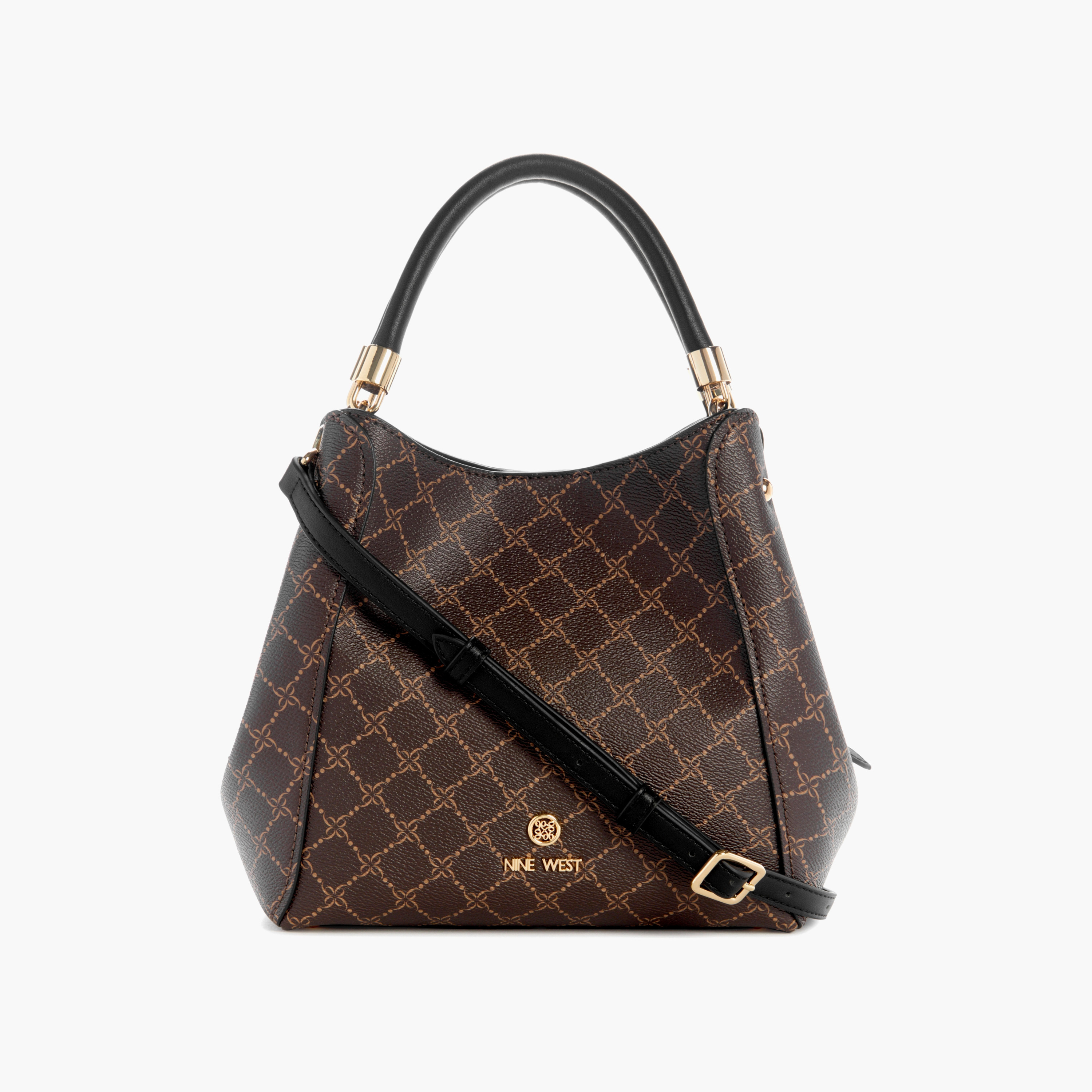 حقيبة توت مطبوعة مع حزام قابل للفصل من ناين ويست-women-bagsandwallets-handbags-image-1