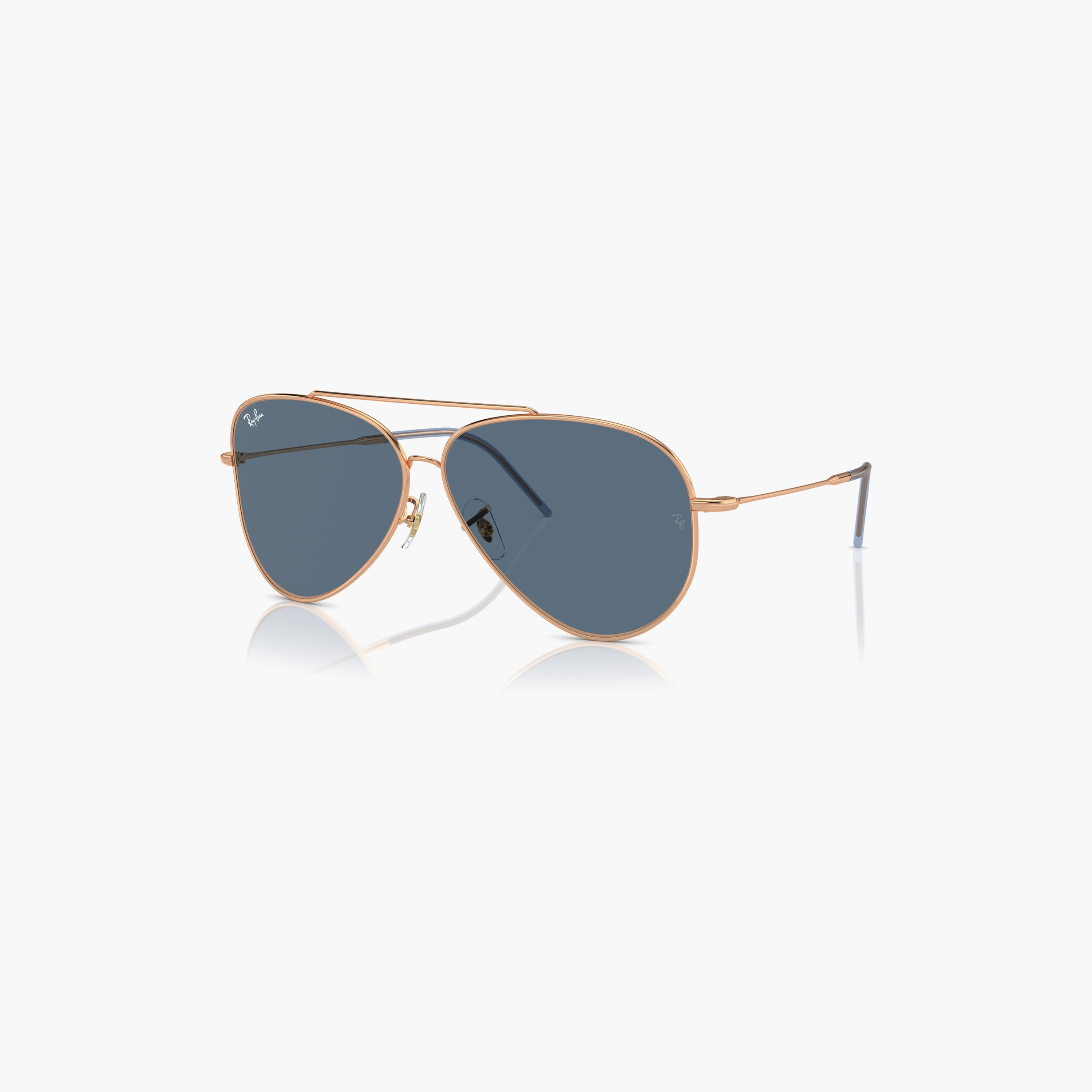 Ray-Ban Reverse Unisex Dark Blue Lens 59 MM Aviator Sunglasses | 0RBR0101S-men-sunglasses-image-1