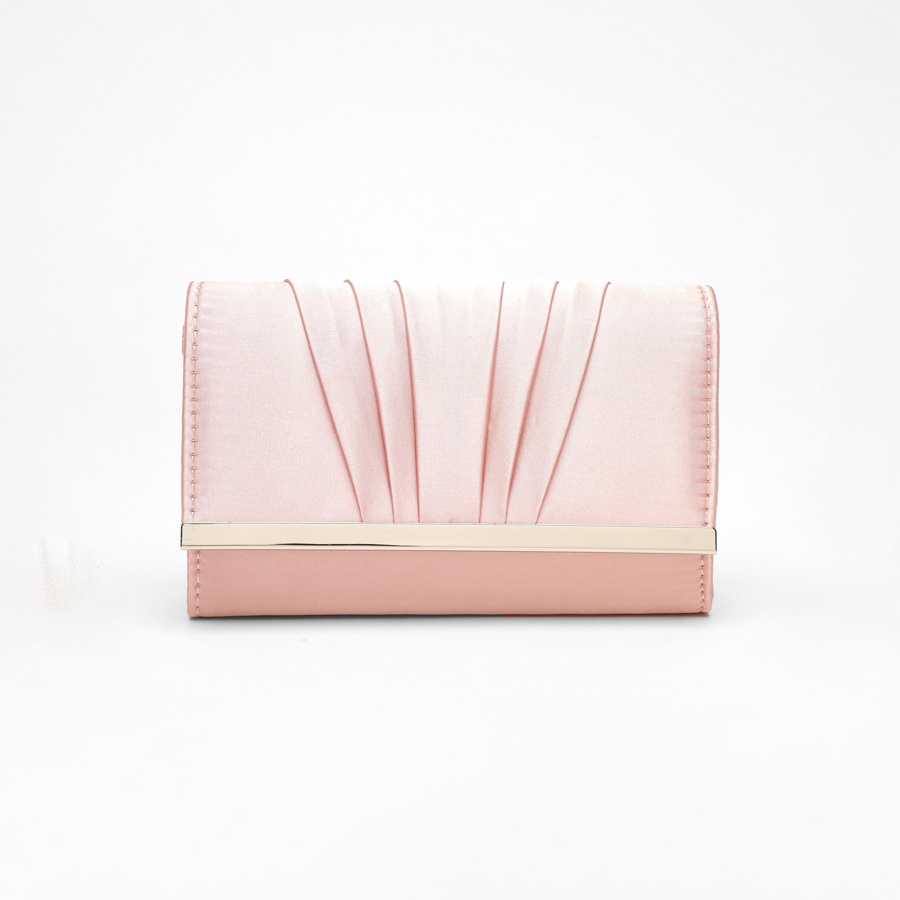 حقيبة كلتش نسائية من كويز ذات طيات مع حزام سلسلة قابل للفصل-women-bagsandwallets-handbags-image-1
