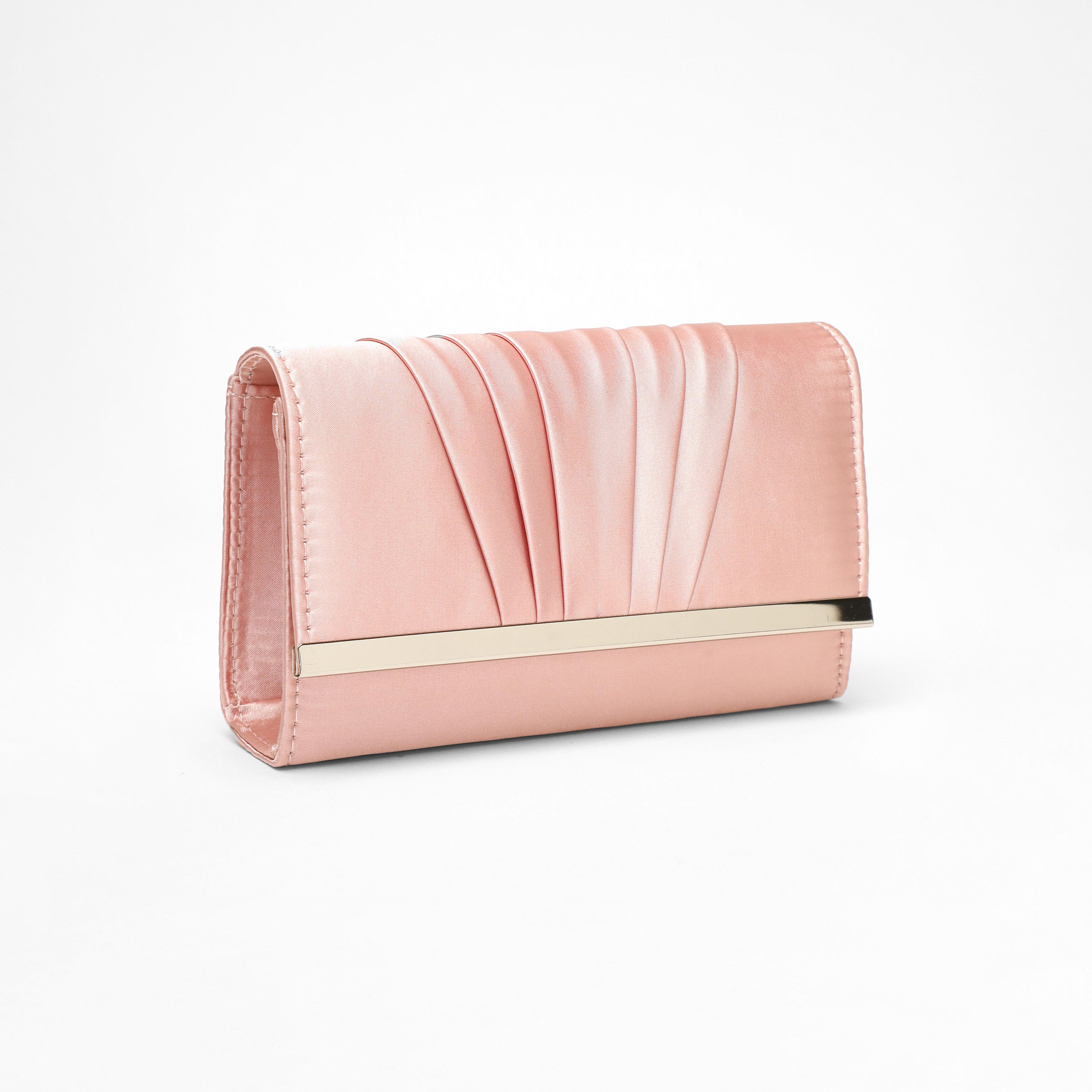 حقيبة كلتش نسائية من كويز ذات طيات مع حزام سلسلة قابل للفصل-women-bagsandwallets-handbags-image-2