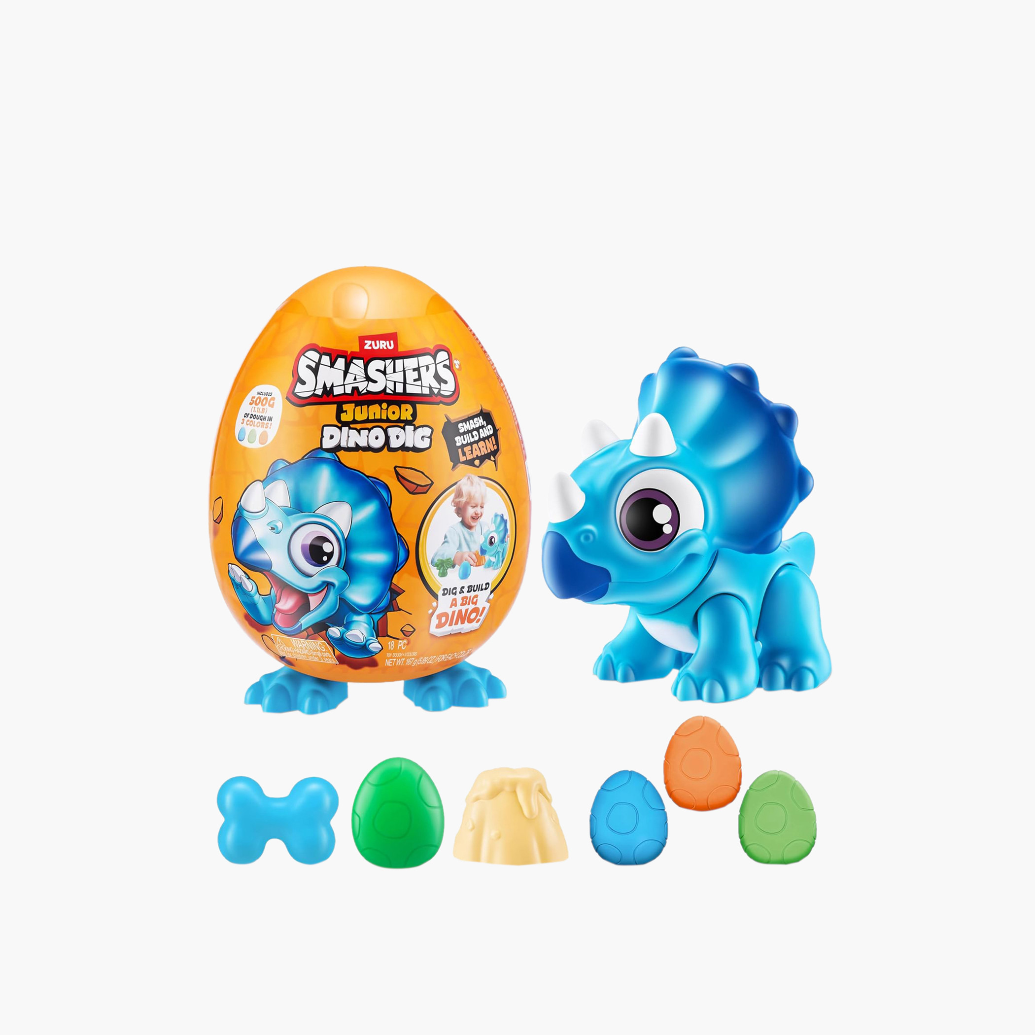 ZURU Smashers Assorted Junior Dino Dig Toy Egg-toys-noveltyandcollectibles-collectibles-image-2
