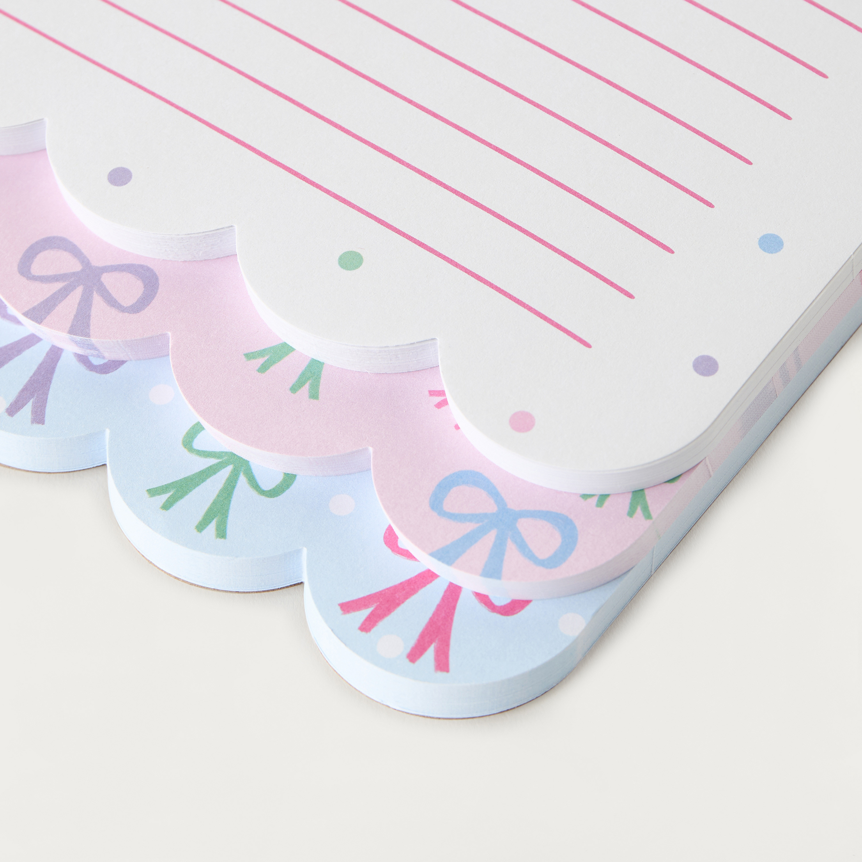 Bow Print Layered Notepad-school-stationery-notebooks-image-3