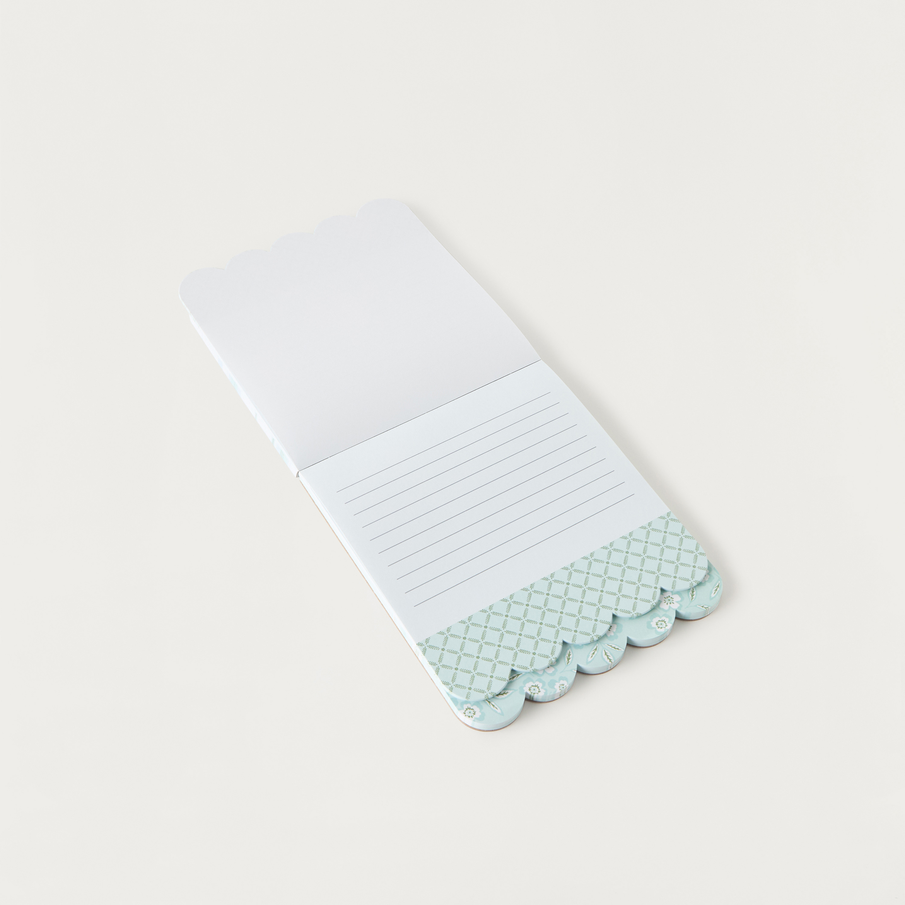 Floral Print Layered Notepad-school-stationery-notebooks-image-4
