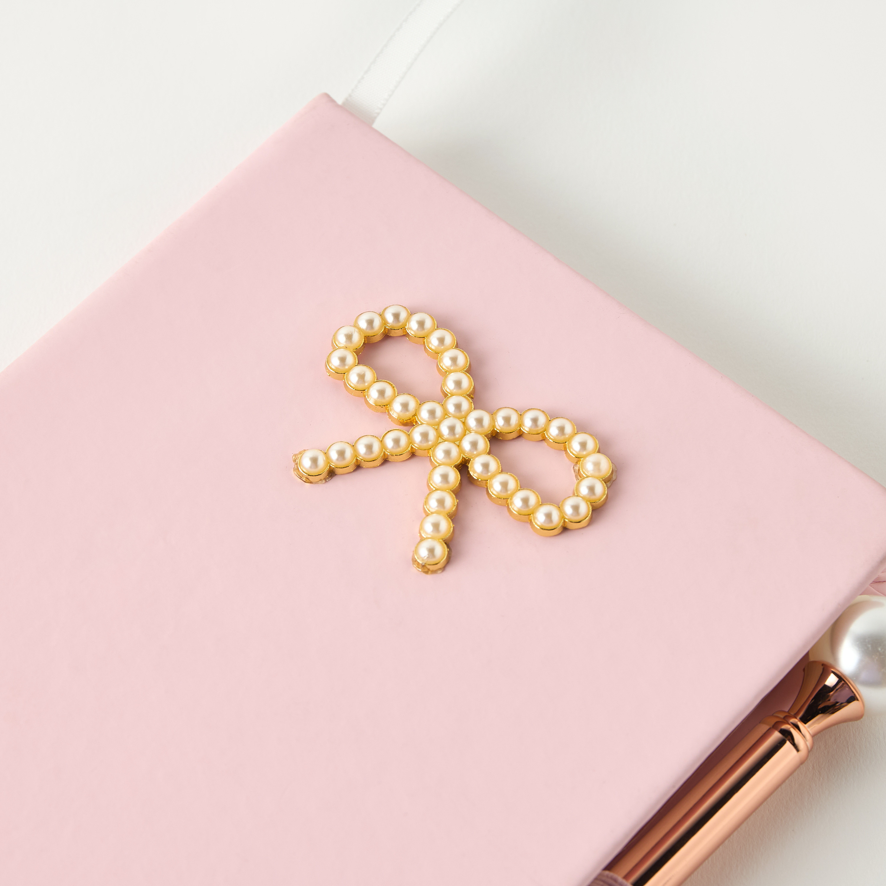 Pearl Embellished Journal with Pen-school-stationery-planners-image-3