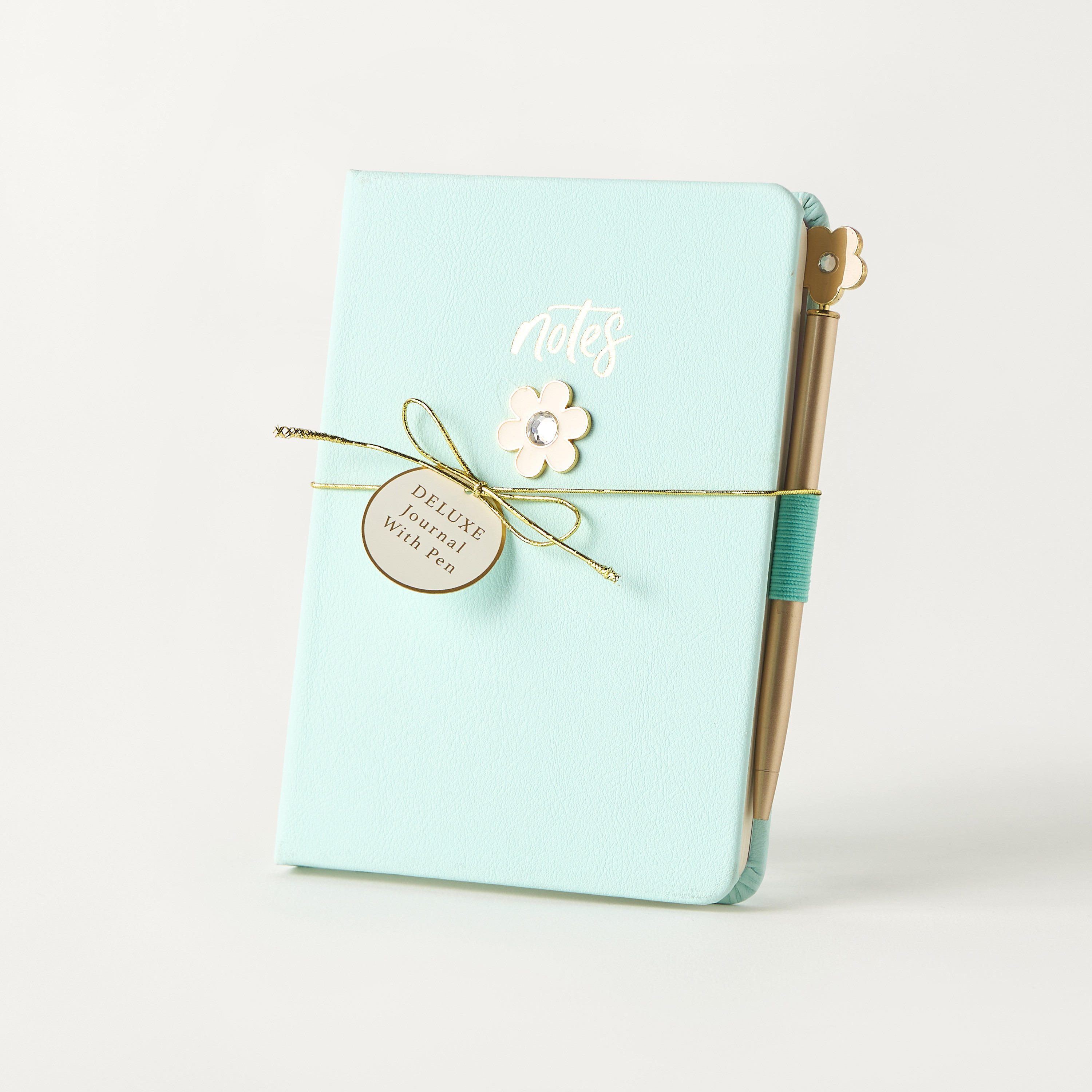 Floral Applique Journal with Pen-school-stationery-planners-image-1