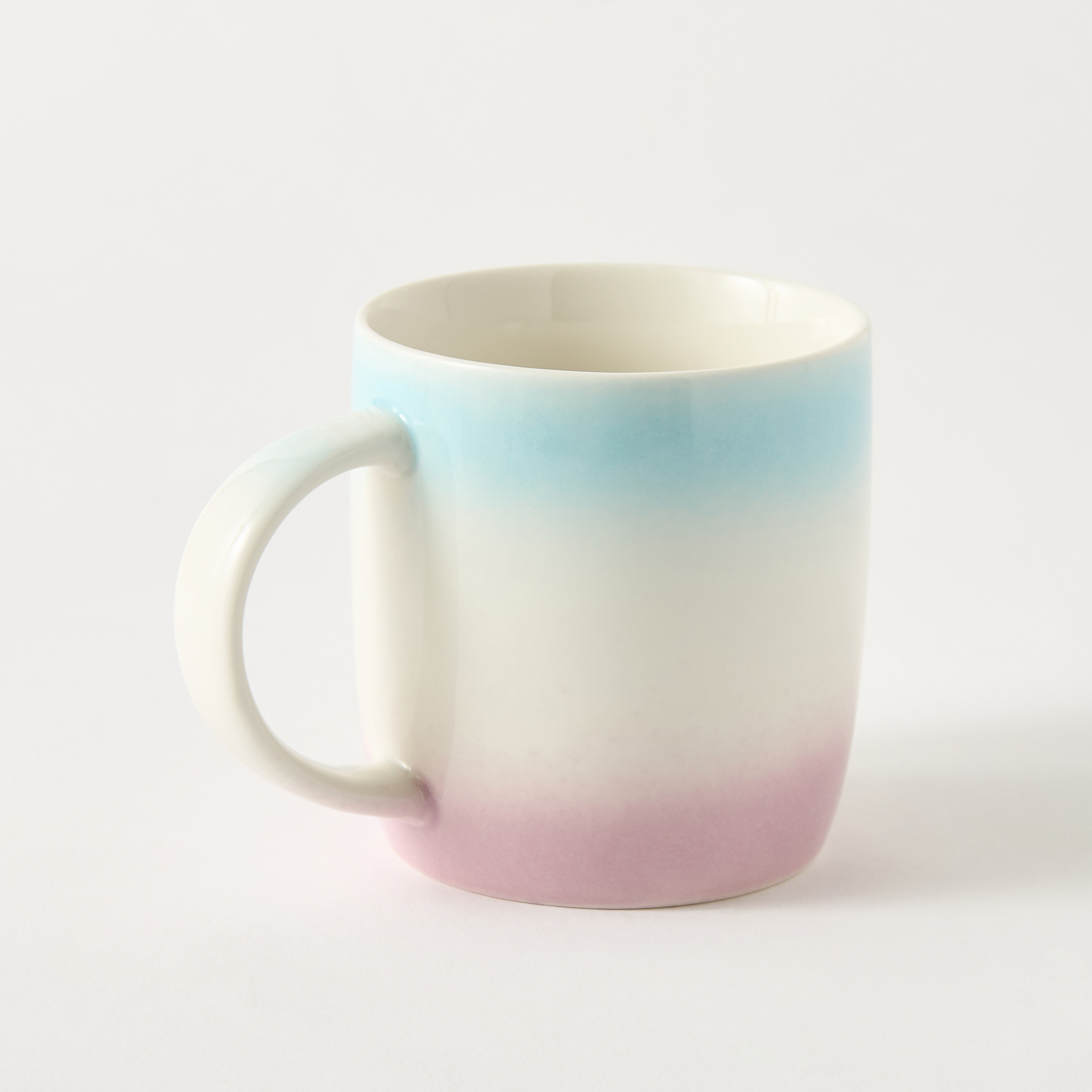 مج سيراميك بقوالب ملّونة وطبعات حرف إيه- 360 مل-household-dining-teaandcoffee-mugsandcups-image-4