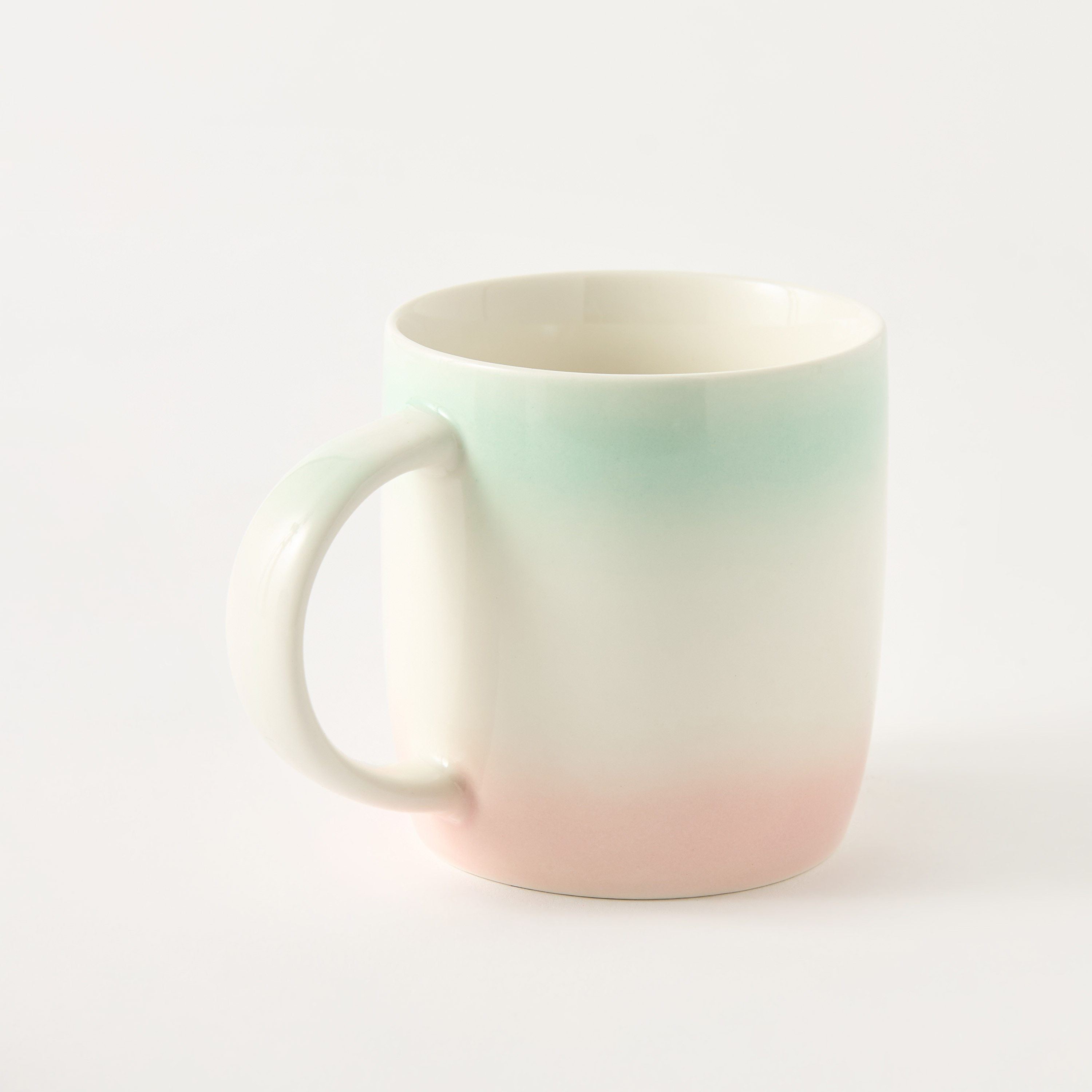 مج سيراميك بقوالب ملّونة وطبعات حرف إيه- 360 مل-household-dining-teaandcoffee-mugsandcups-image-1