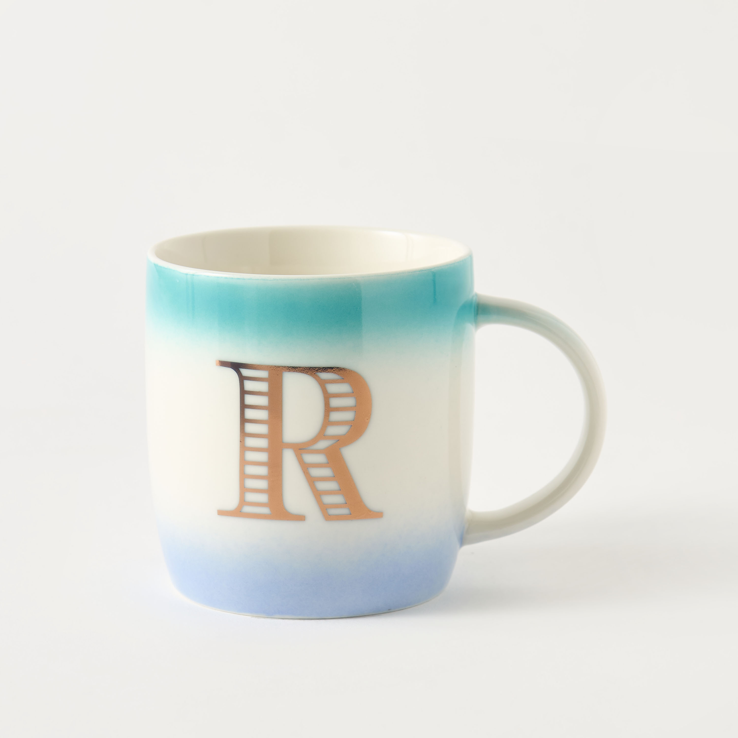 مج سيراميك بقوالب ملّونة وطبعات حرف إيه- 360 مل-household-dining-teaandcoffee-mugsandcups-image-4