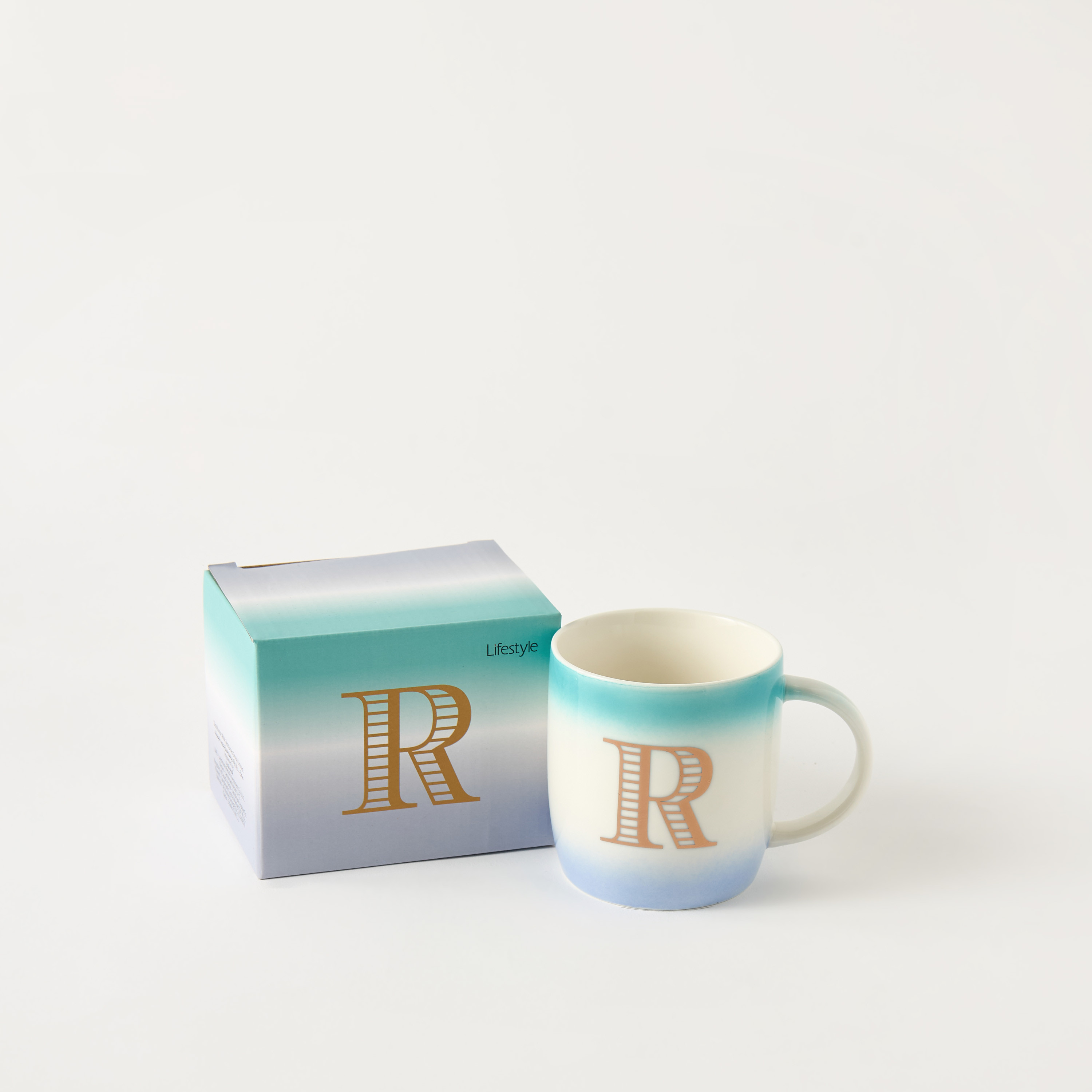 مج سيراميك بقوالب ملّونة وطبعات حرف إيه- 360 مل-household-dining-teaandcoffee-mugsandcups-image-3