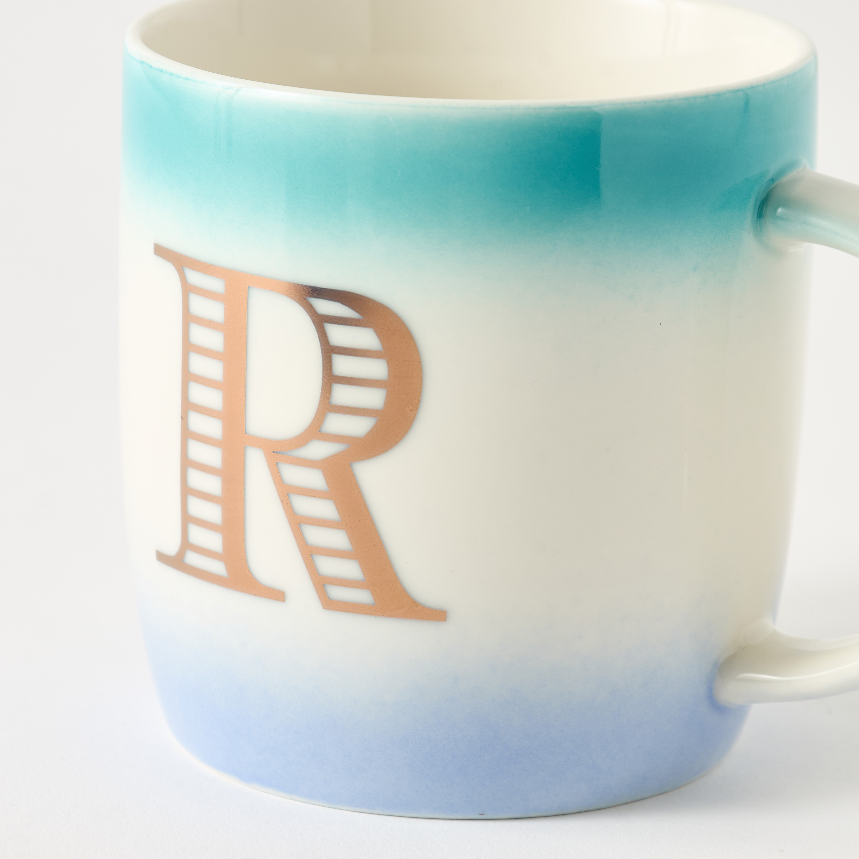 مج سيراميك بقوالب ملّونة وطبعات حرف إيه- 360 مل-household-dining-teaandcoffee-mugsandcups-image-2