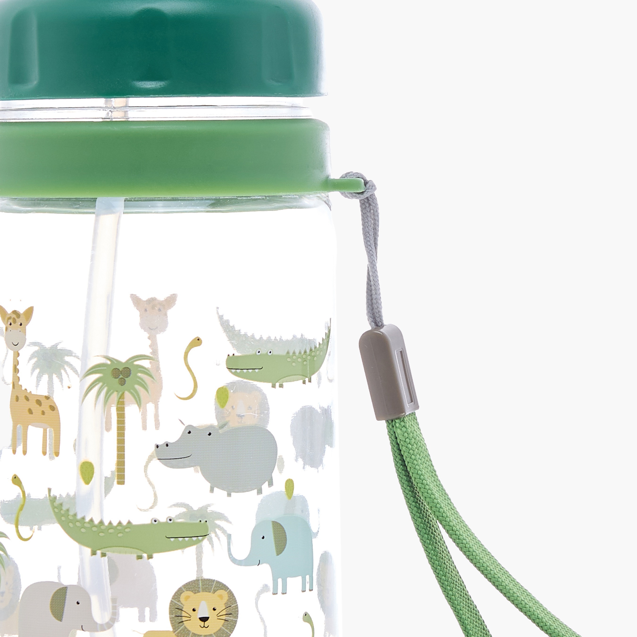 Manna Aeroplane Print Sipper Water Bottle with Strap - 510 ml-school-waterbottles-image-6