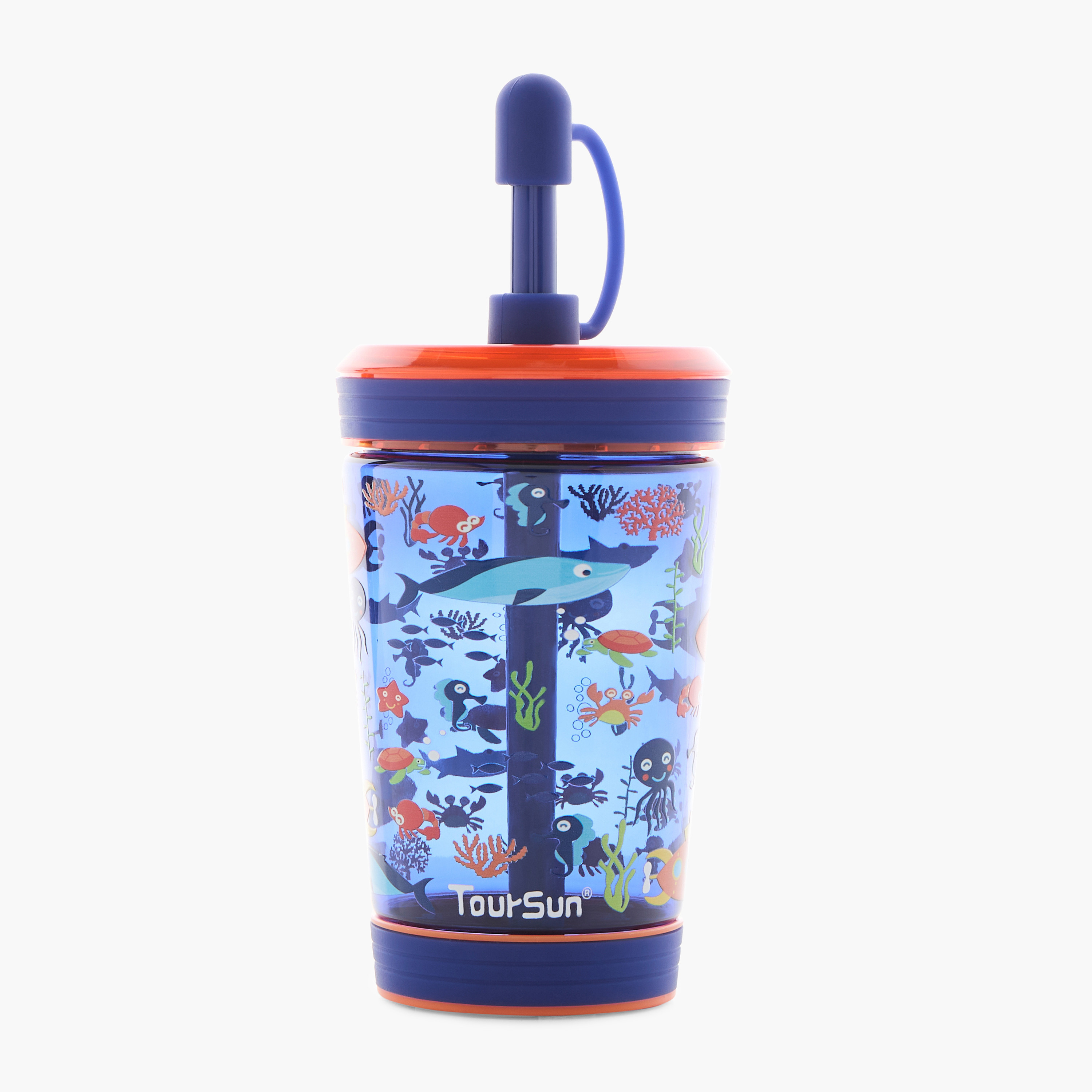 All-Over Unicorn Print Tumbler with Straw - 480 ml-household-dining-teaandcoffee-travelmugsandsippers-image-1