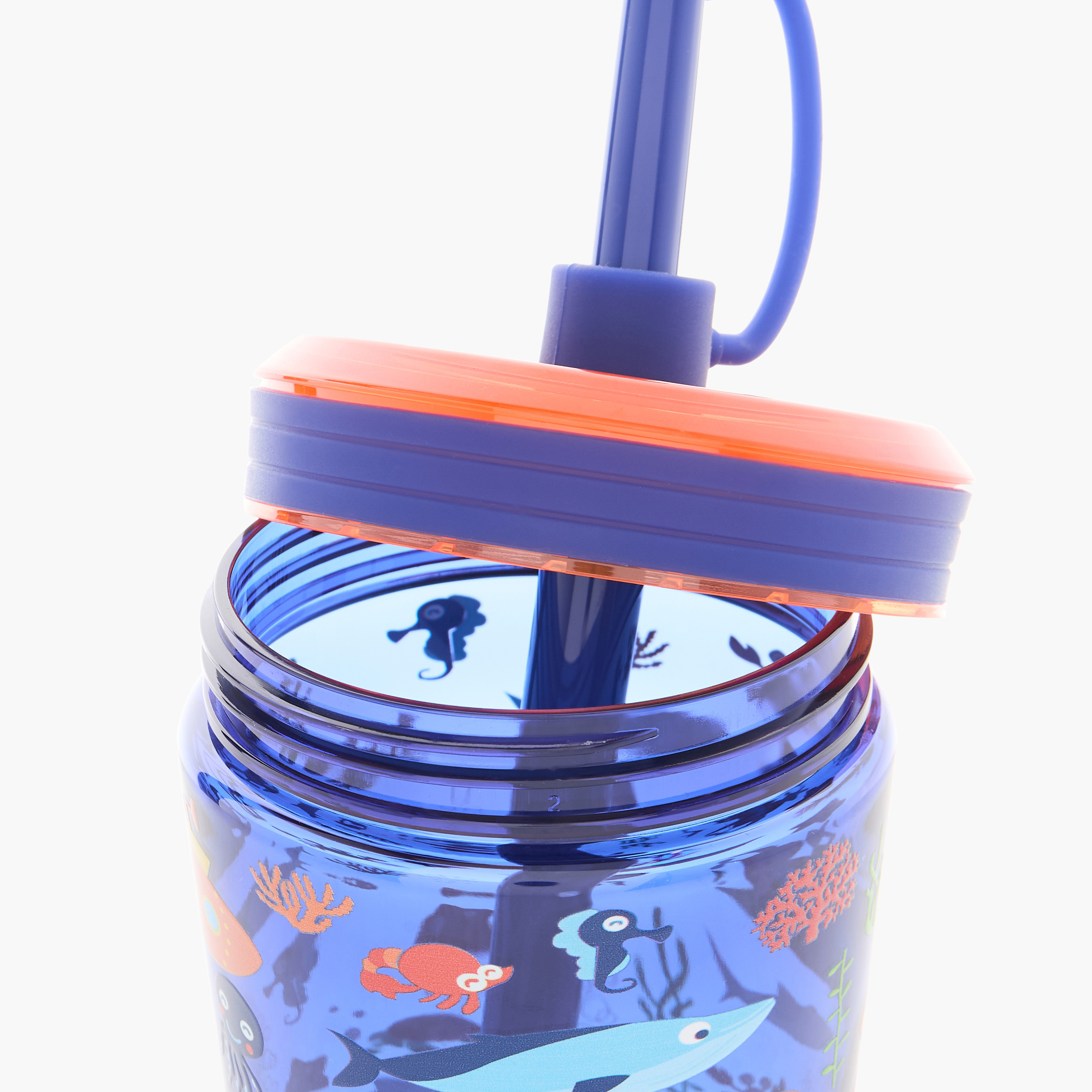 All-Over Unicorn Print Tumbler with Straw - 480 ml-household-dining-teaandcoffee-travelmugsandsippers-image-4