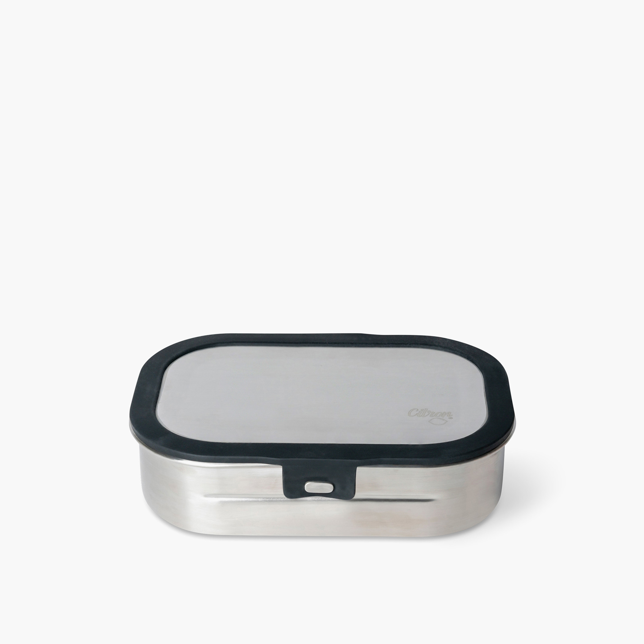 Citron Solid Lunch Box with Clip Lock Closure-school-lunchessentials-lunchboxes-image-3