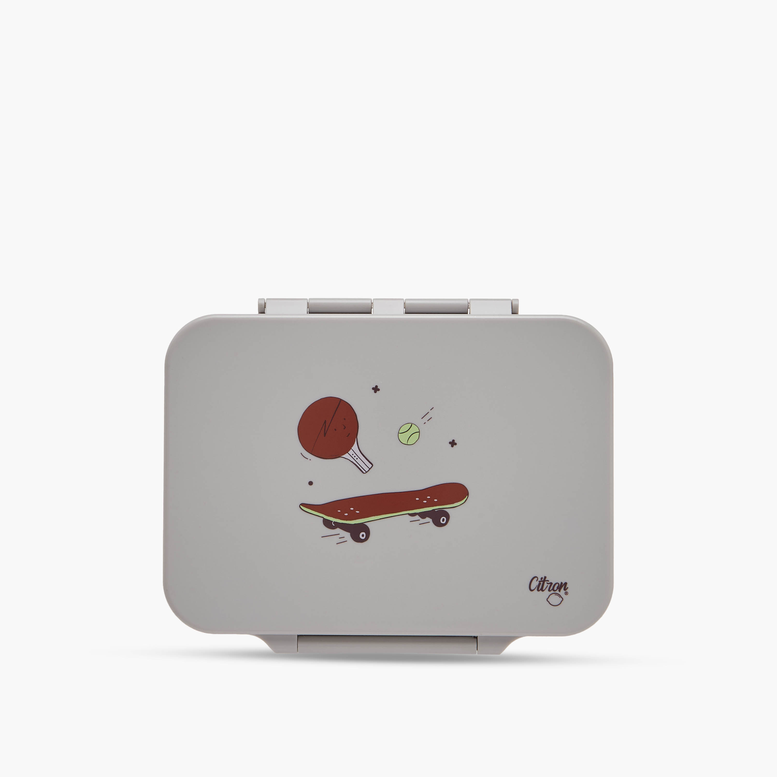 Citron Unicorn Print Sectioned Lunch Box with Clip Lock Lid6 -Month Warranty-school-lunchessentials-lunchboxes-image-3