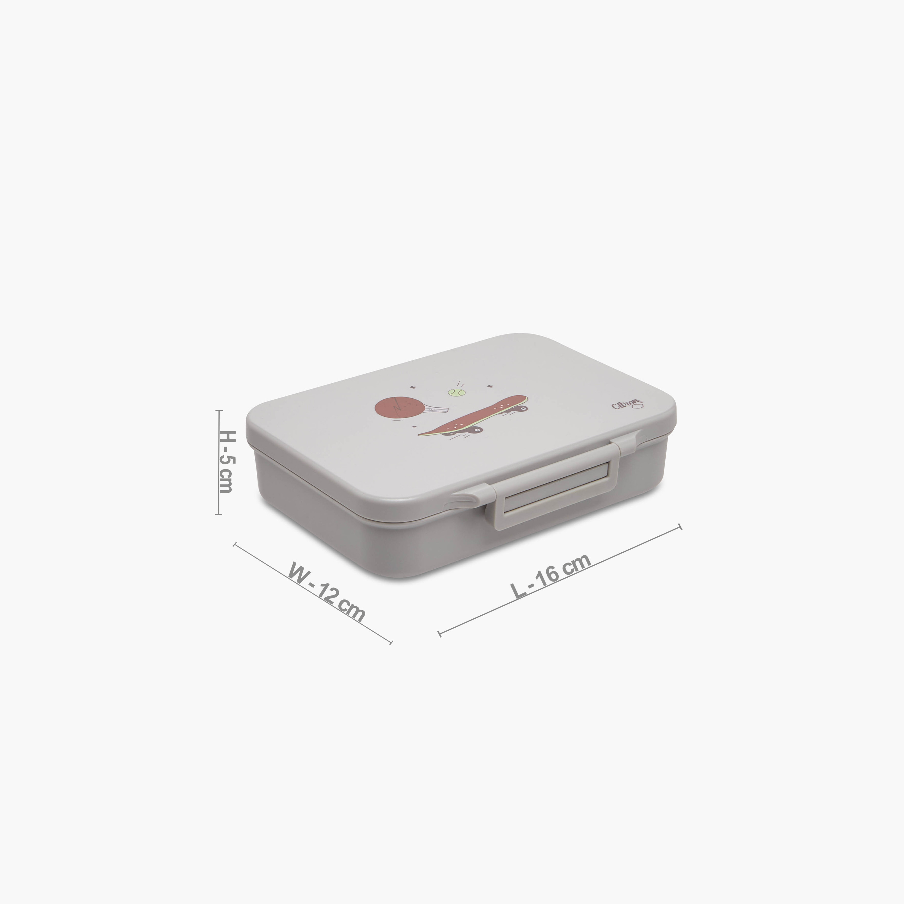 Citron Unicorn Print Sectioned Lunch Box with Clip Lock Lid6 -Month Warranty-school-lunchessentials-lunchboxes-image-7