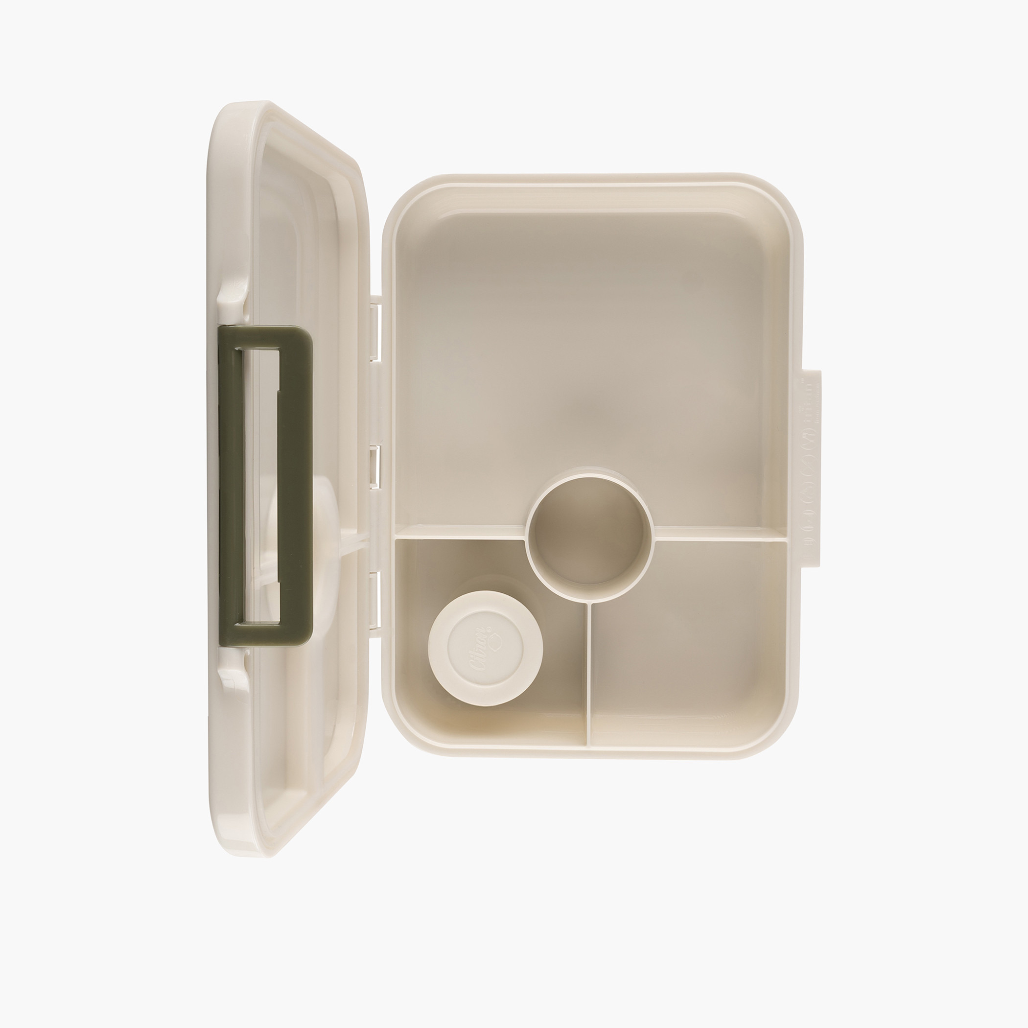 Citron Unicorn Print Sectioned Lunch Box with Clip Lock Lid6 -Month Warranty-school-lunchessentials-lunchboxes-image-1
