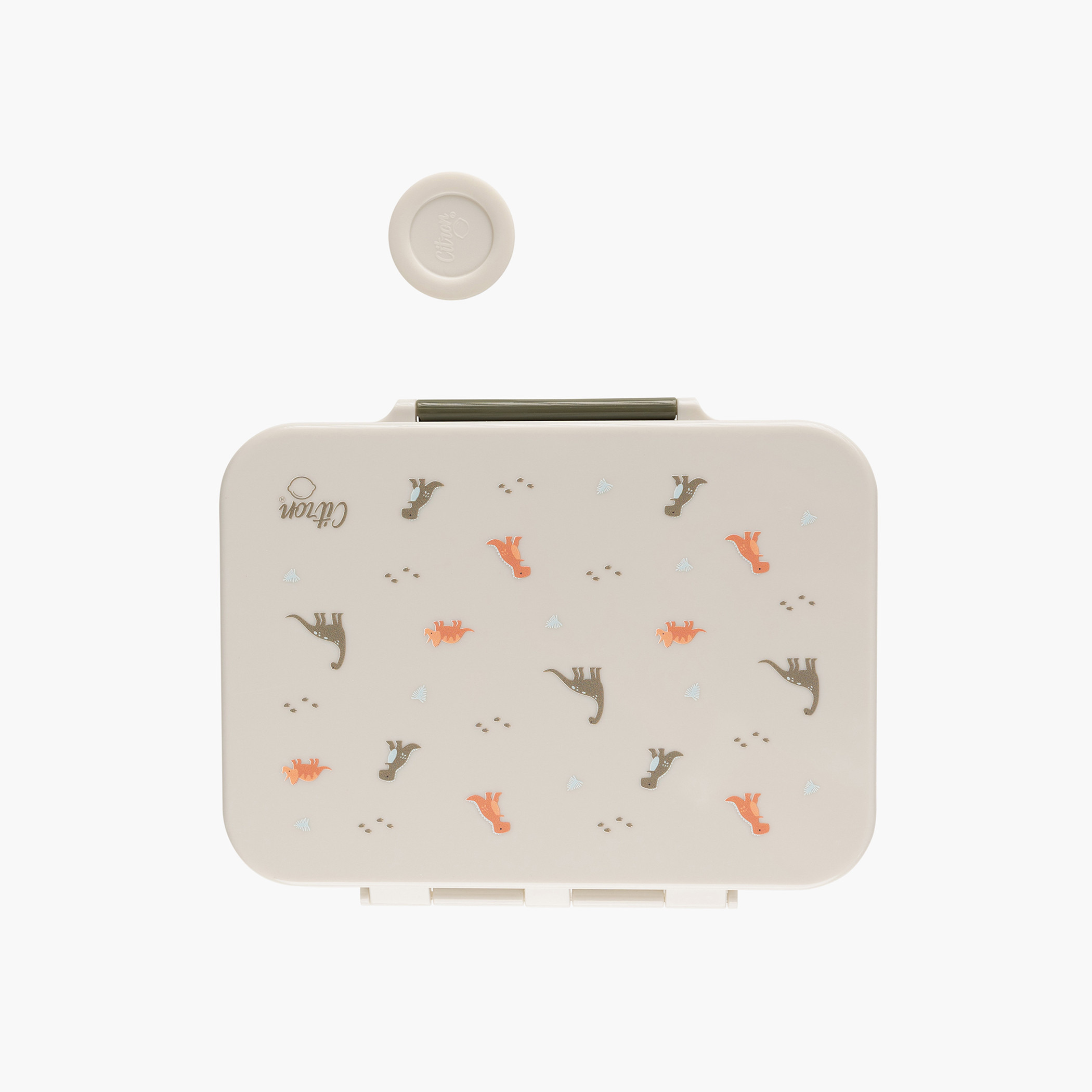 Citron Unicorn Print Sectioned Lunch Box with Clip Lock Lid6 -Month Warranty-school-lunchessentials-lunchboxes-image-2