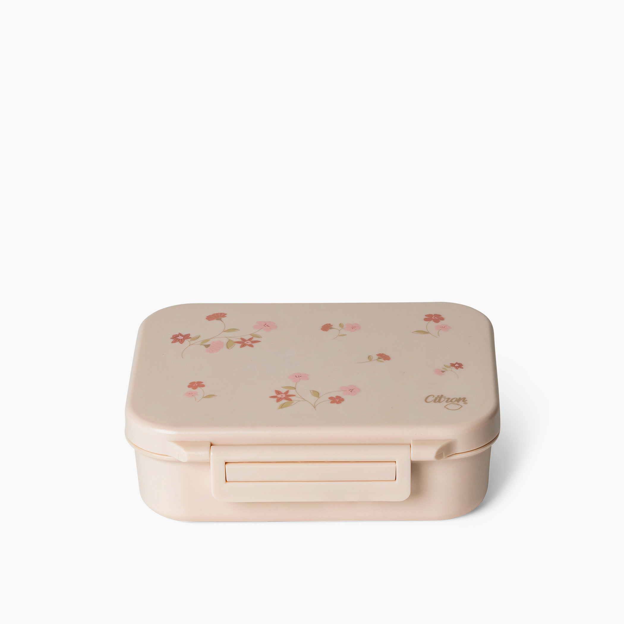 Citron Floral Print Lunch Box with Clip Lock-school-lunchessentials-lunchboxes-image-3