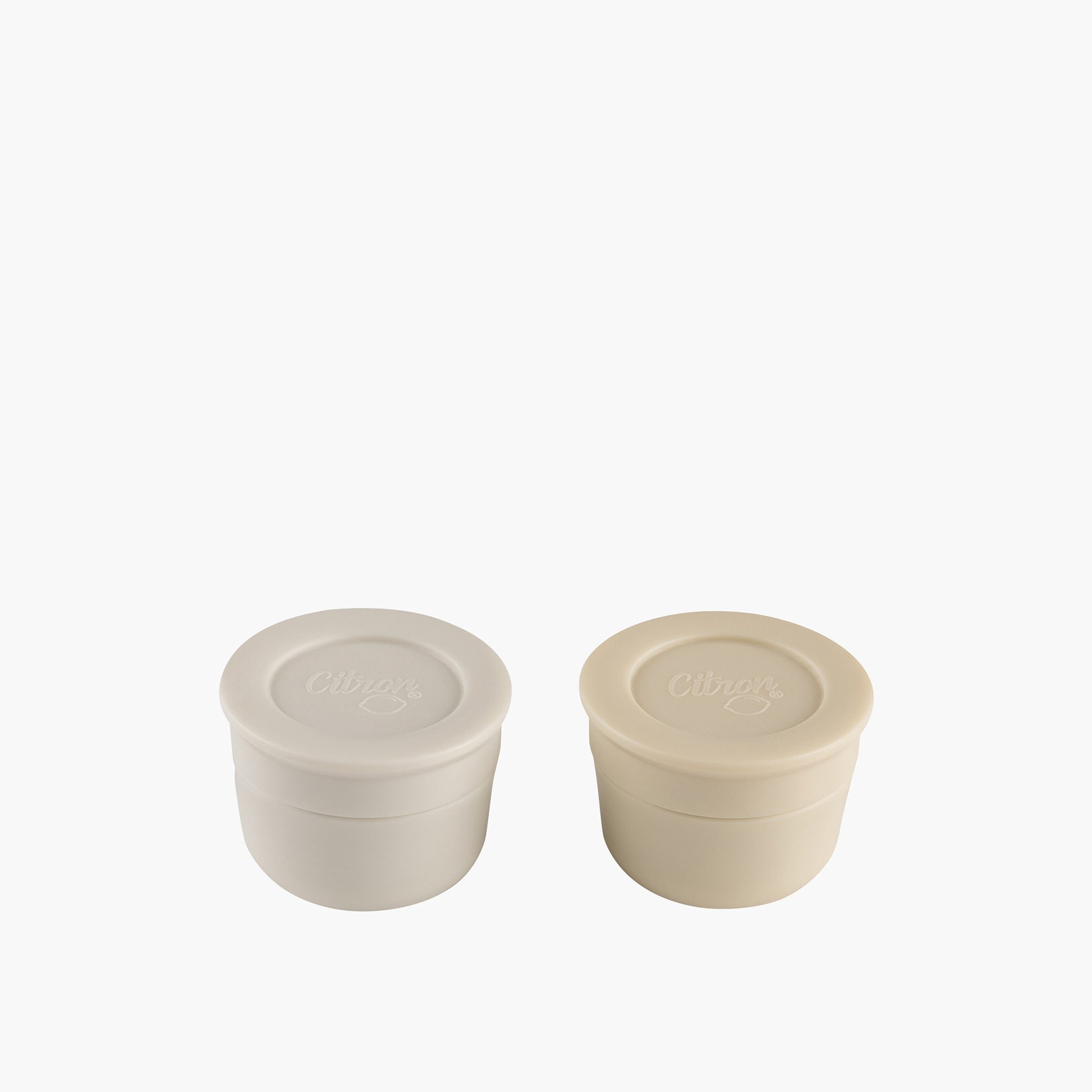 Citron Round Mini Sauce Container - Set of 2-school-lunchessentials-lunchboxes-image-1