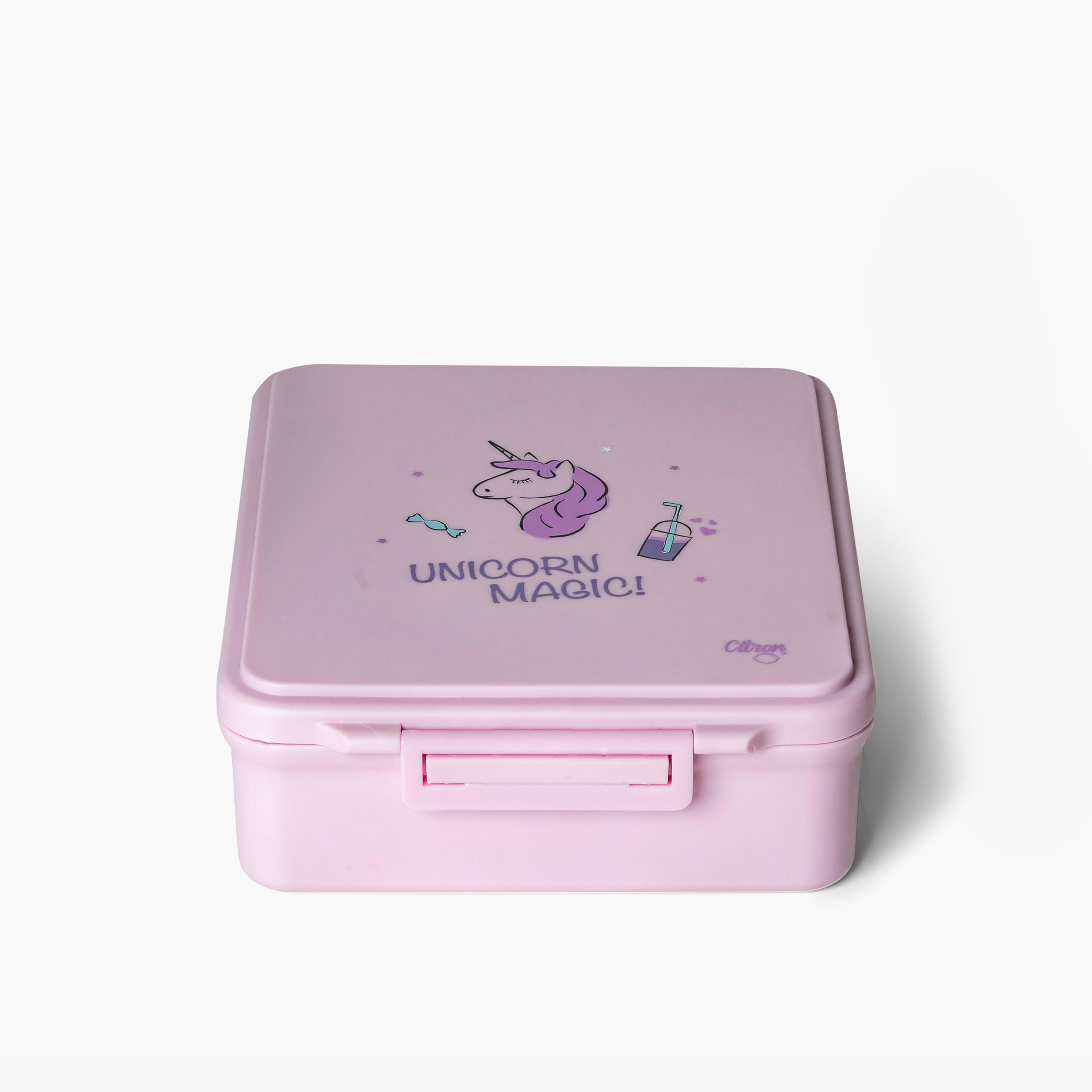 صندوق غداء مقسّم بغطاء بقفل مشبك وطبعات يونيكورن من سيترون - ضمان 6 أشهر-promo_LS20_OMN-image-1