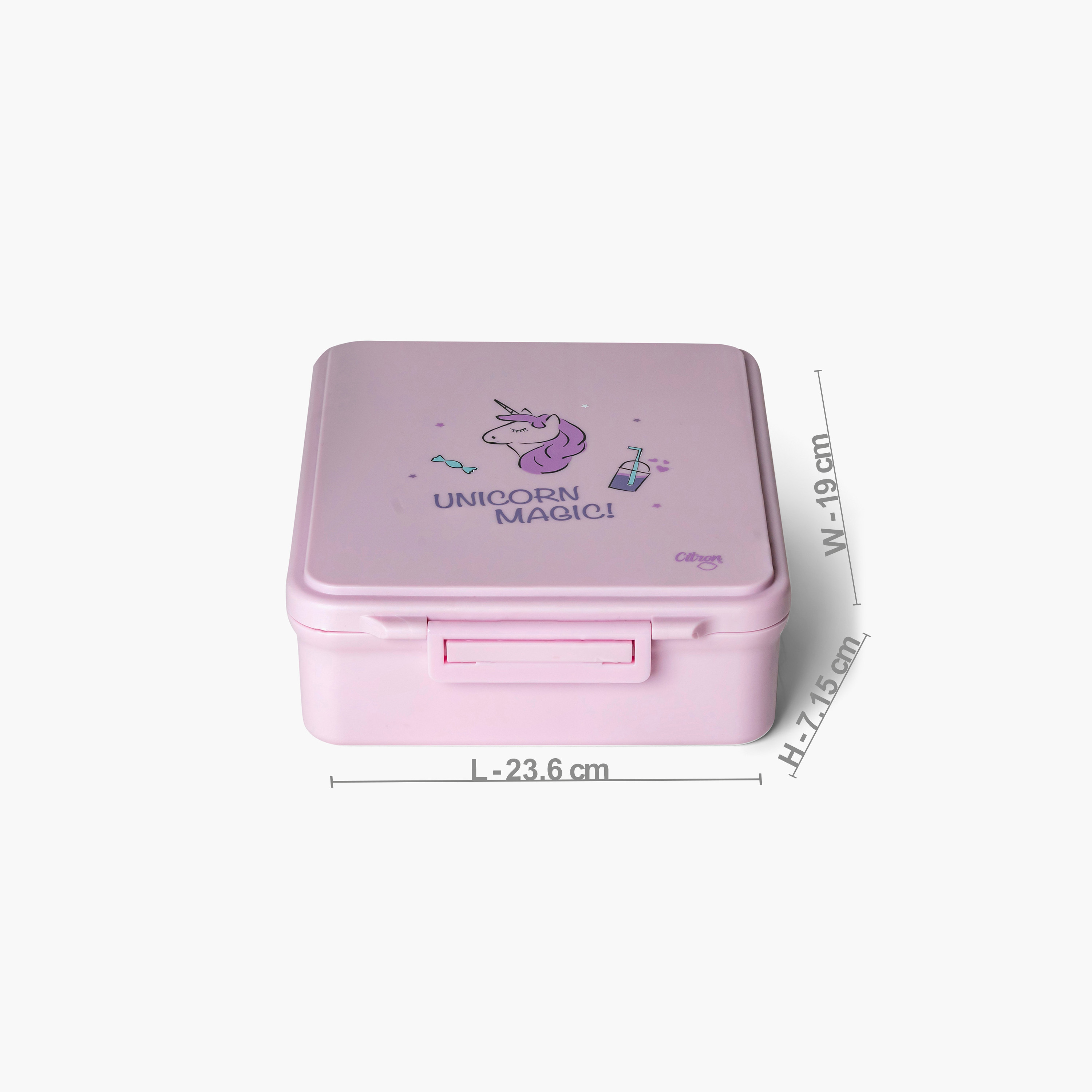 صندوق غداء مقسّم بغطاء بقفل مشبك وطبعات يونيكورن من سيترون - ضمان 6 أشهر-promo_LS20_OMN-image-8