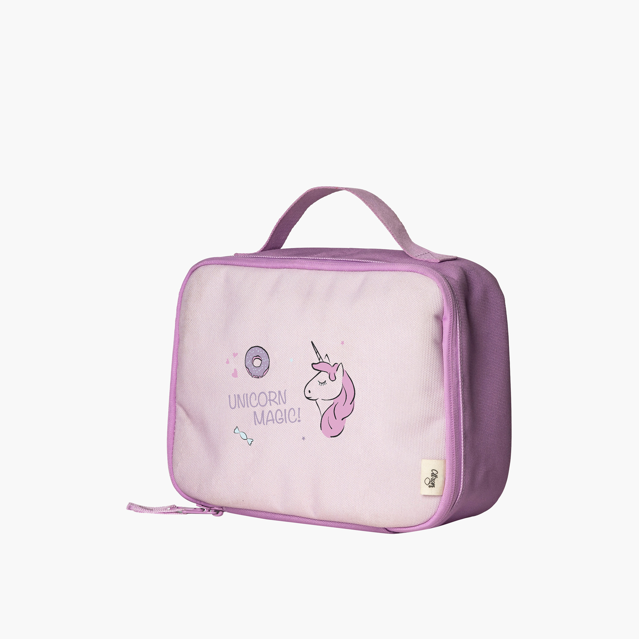 Citron Unicorn Print Lunch Bag with Zip Closure-school-lunchessentials-lunchbags-image-6
