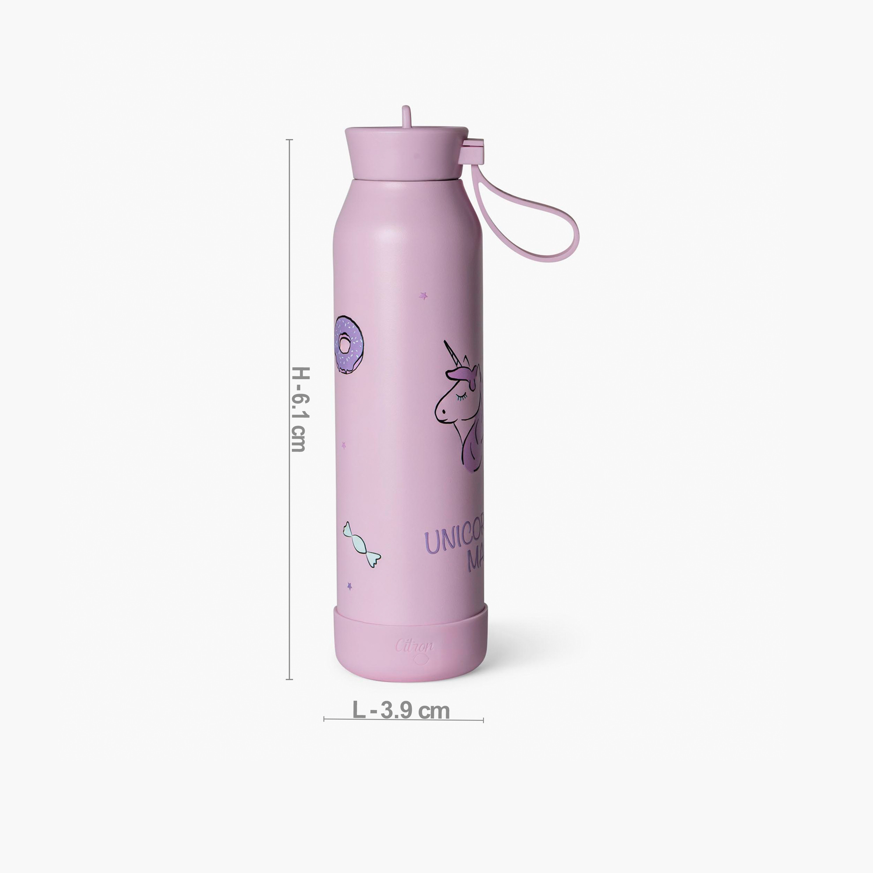 Citron Gaming Stainless Steel Water Bottle with Sipper and Vacuum Insulation -school-waterbottles-image-4