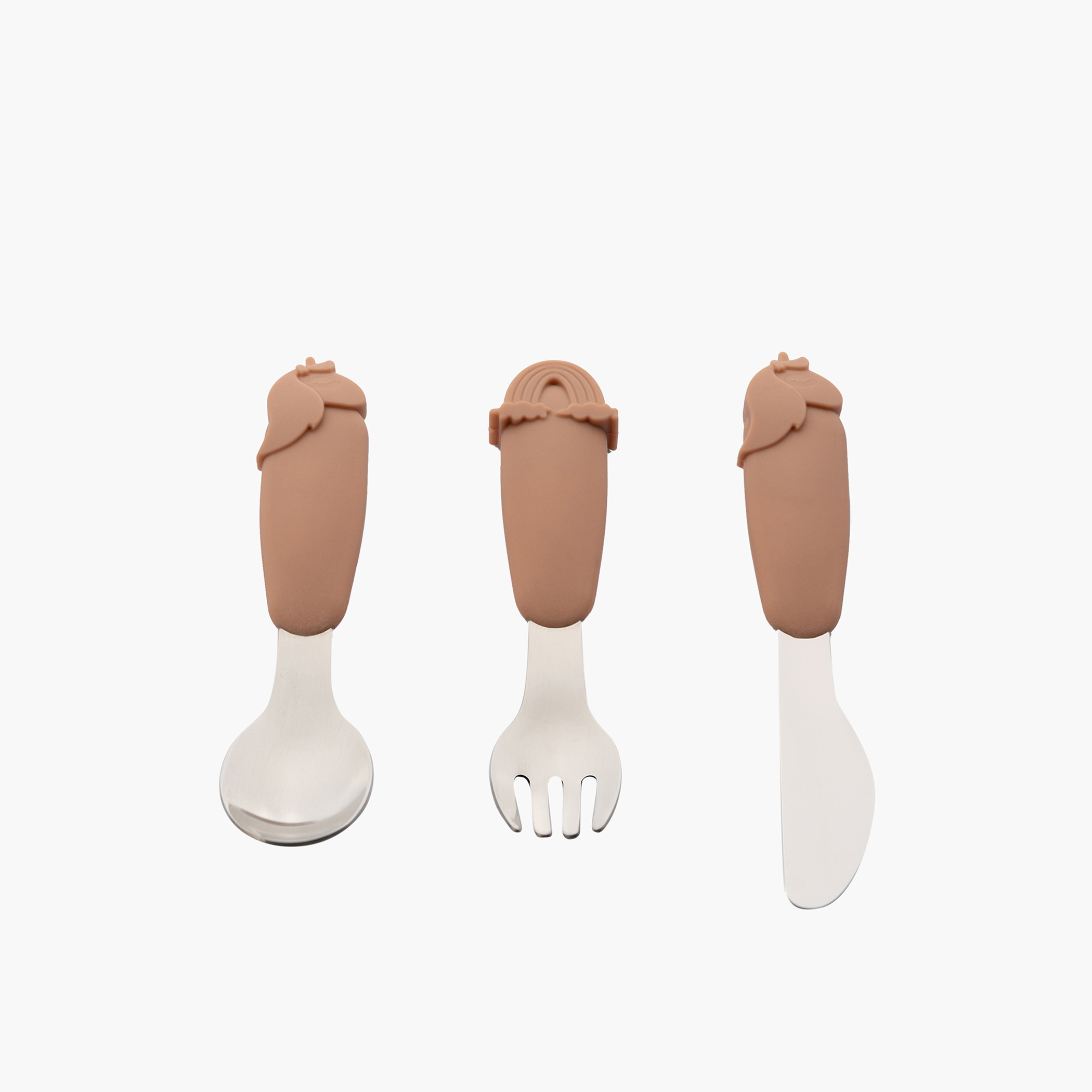 طقم أدوات مائدة ستانلس ستيل بنقوش ديناصور 3 قطع من سيترون-household-dining-cutlery-cutlerysets-image-1