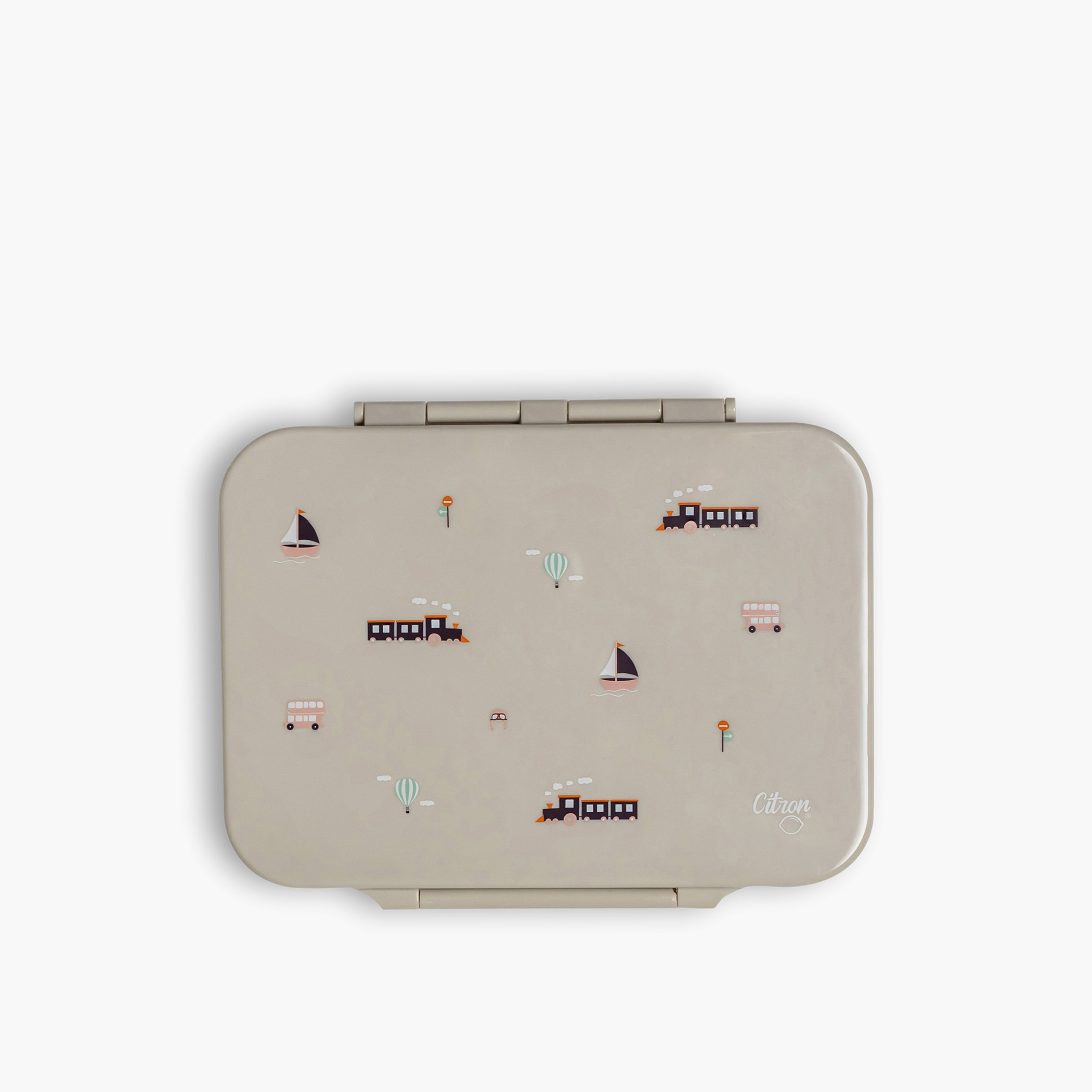 Citron Unicorn Print Sectioned Lunch Box with Clip Lock Lid6 -Month Warranty-school-lunchessentials-lunchboxes-image-1