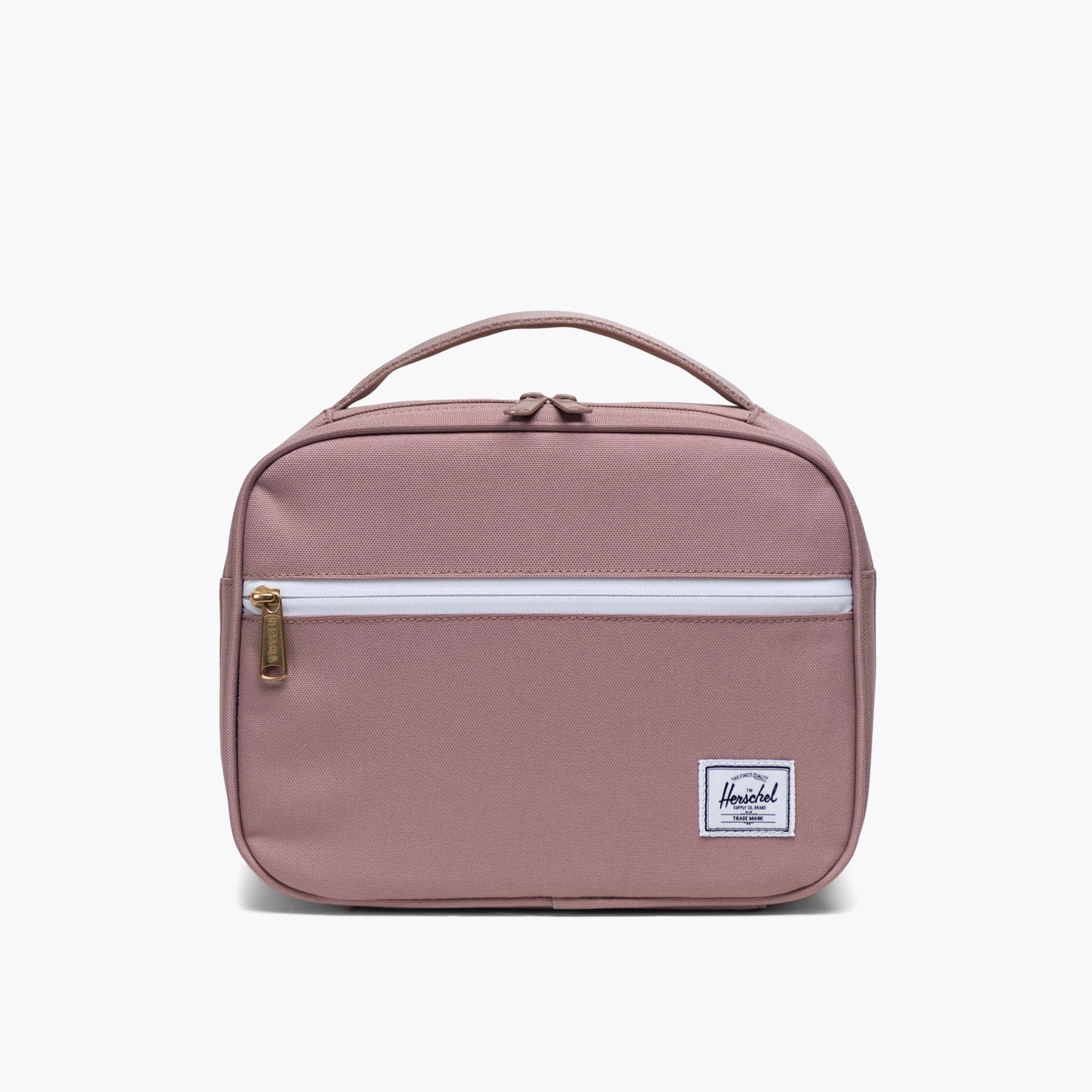 Herschel Supply Co Solid Lunch Bag with Handle and Zip Closure-school-lunchessentials-lunchbags-image-1