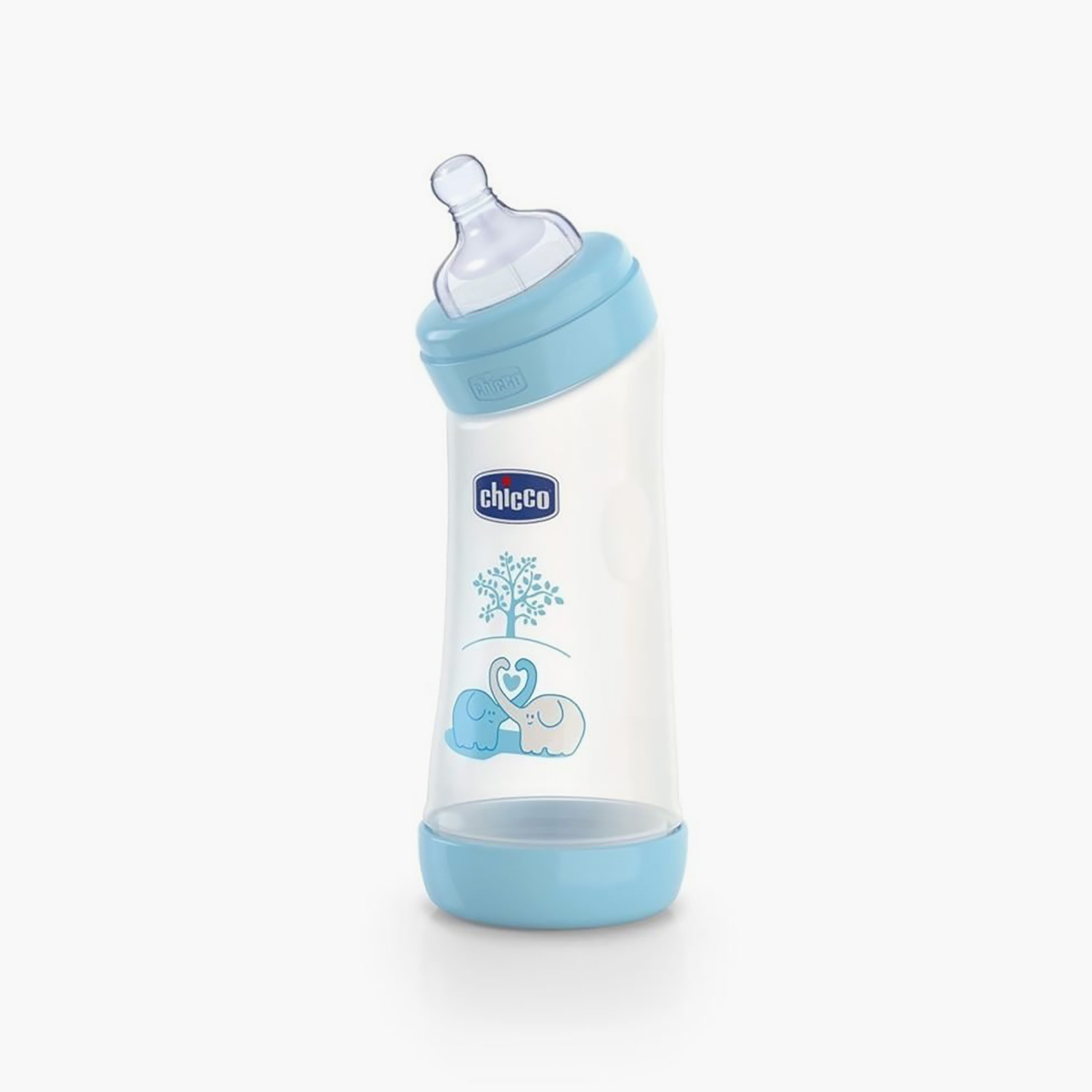 Chicco Well Being Silicone Angled Feeding Bottle, 250 ml-baby-feeding-feedingbottles-bottlesandteats-image-1