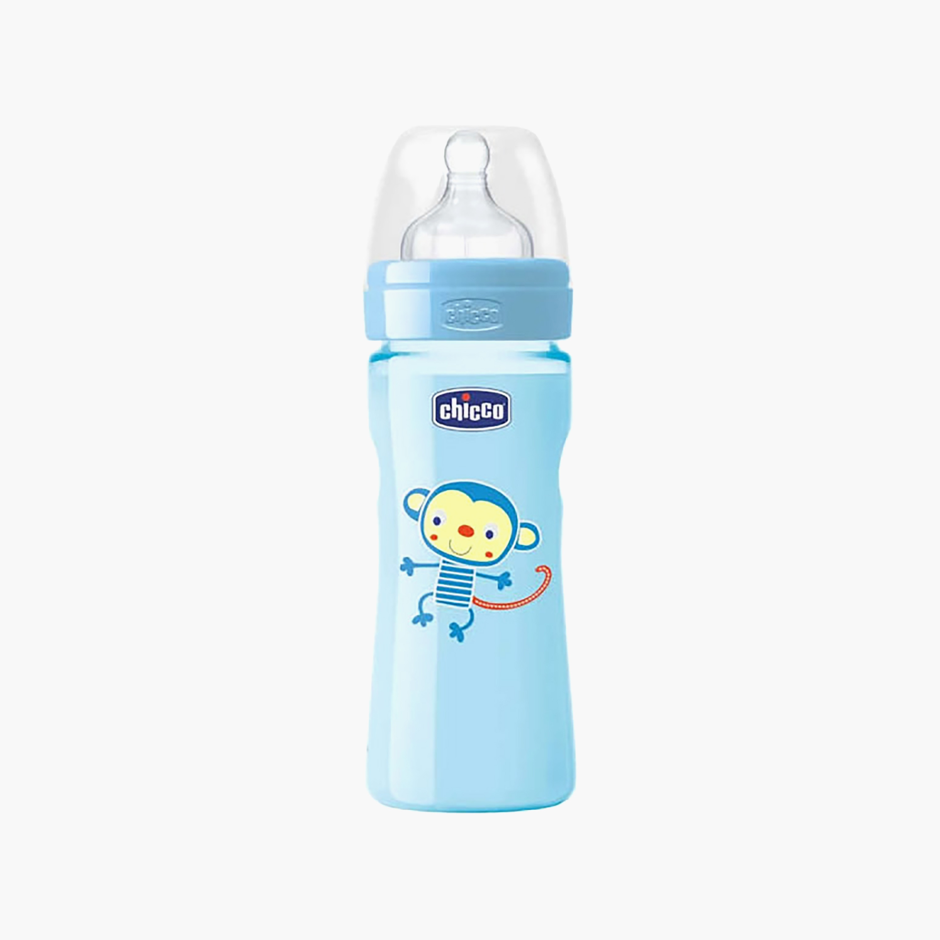 Chicco Well Being Medium Flow Feeding Silicone Bottle, 250 ml-baby-feeding-feedingbottles-bottlesandteats-image-1