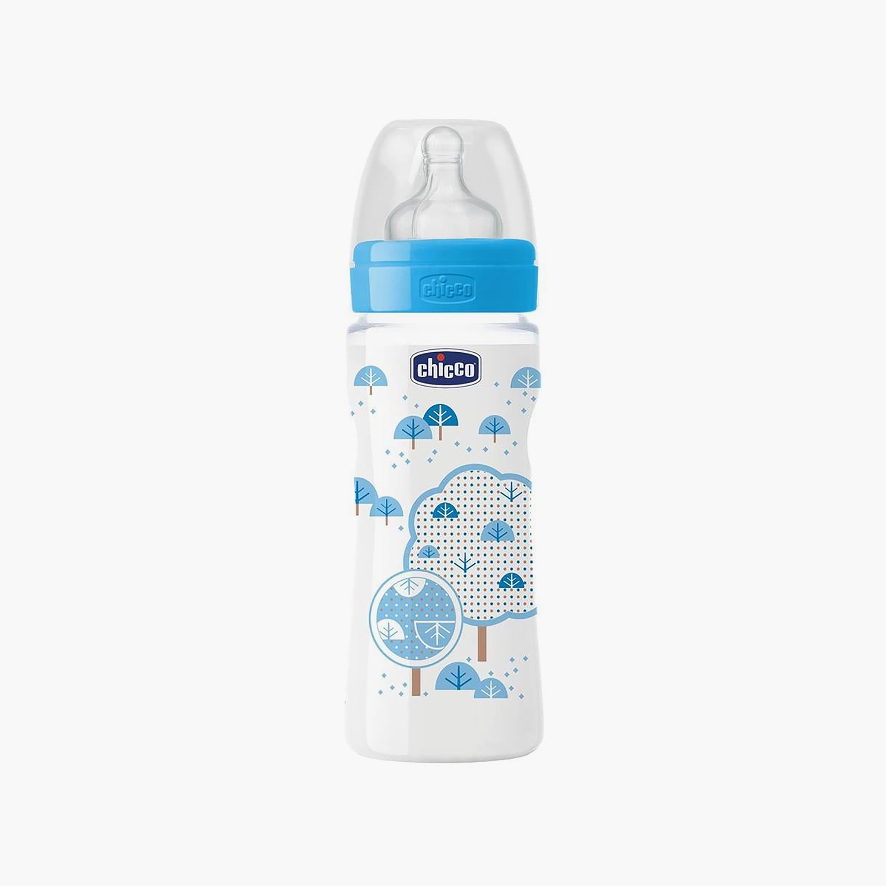 Chicco Well Being Fast Flow Silicone Feeding Bottle, 330 ml-baby-feeding-feedingbottles-bottlesandteats-image-1