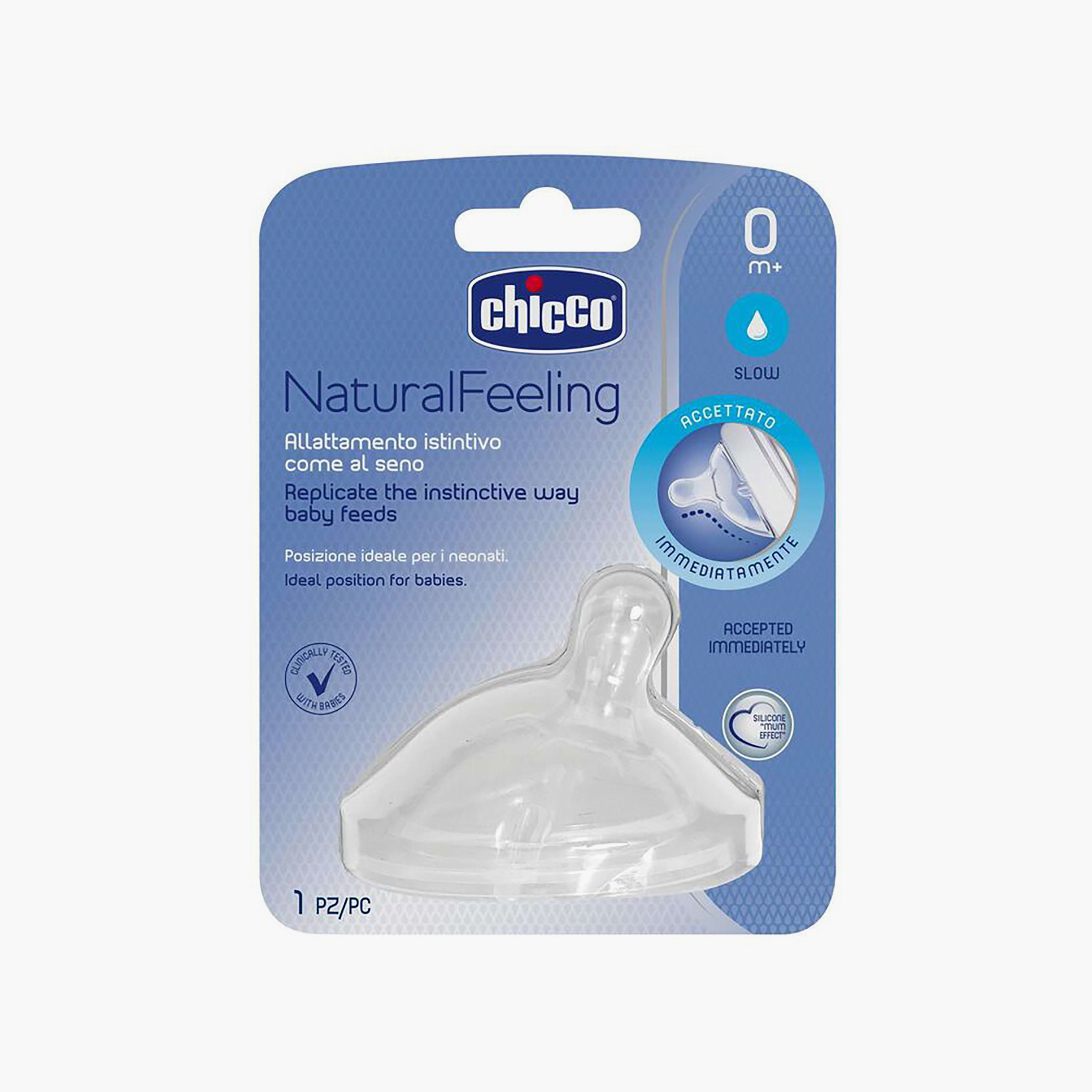 Chicco Regular Flow Natural Feeling Teat-baby-feeding-feedingbottles-bottlesandteats-image-1