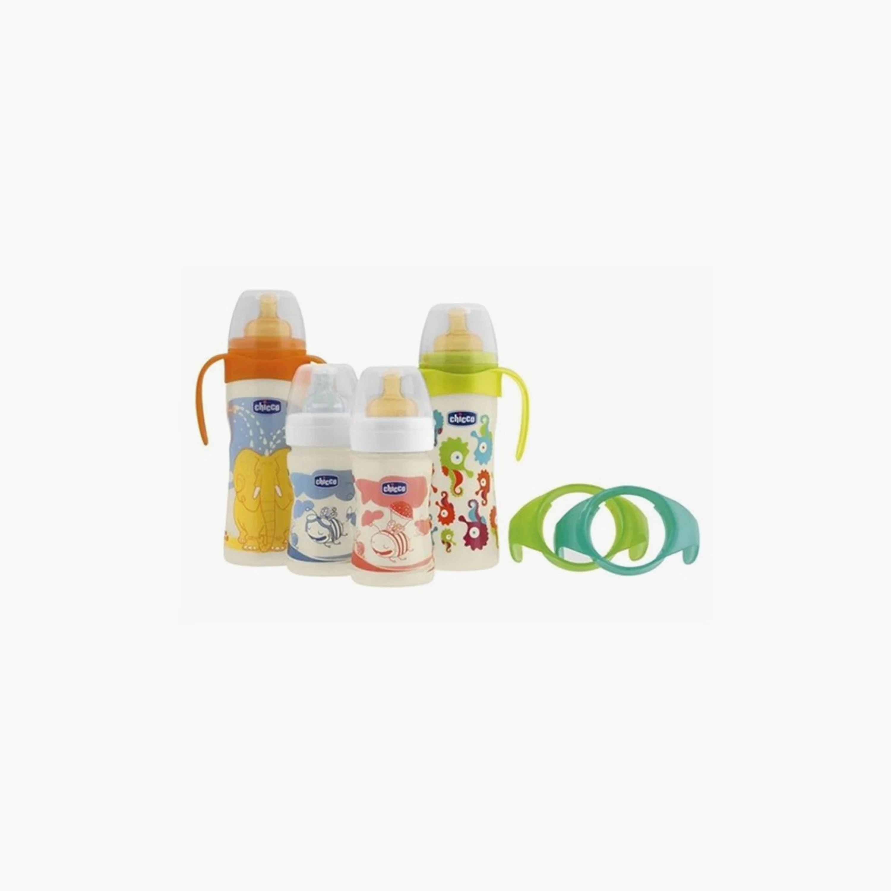 Chicco 2-Piece Well Being Feeding Bottle Handles-baby-feeding-feedingbottles-bottlesandteats-image-2