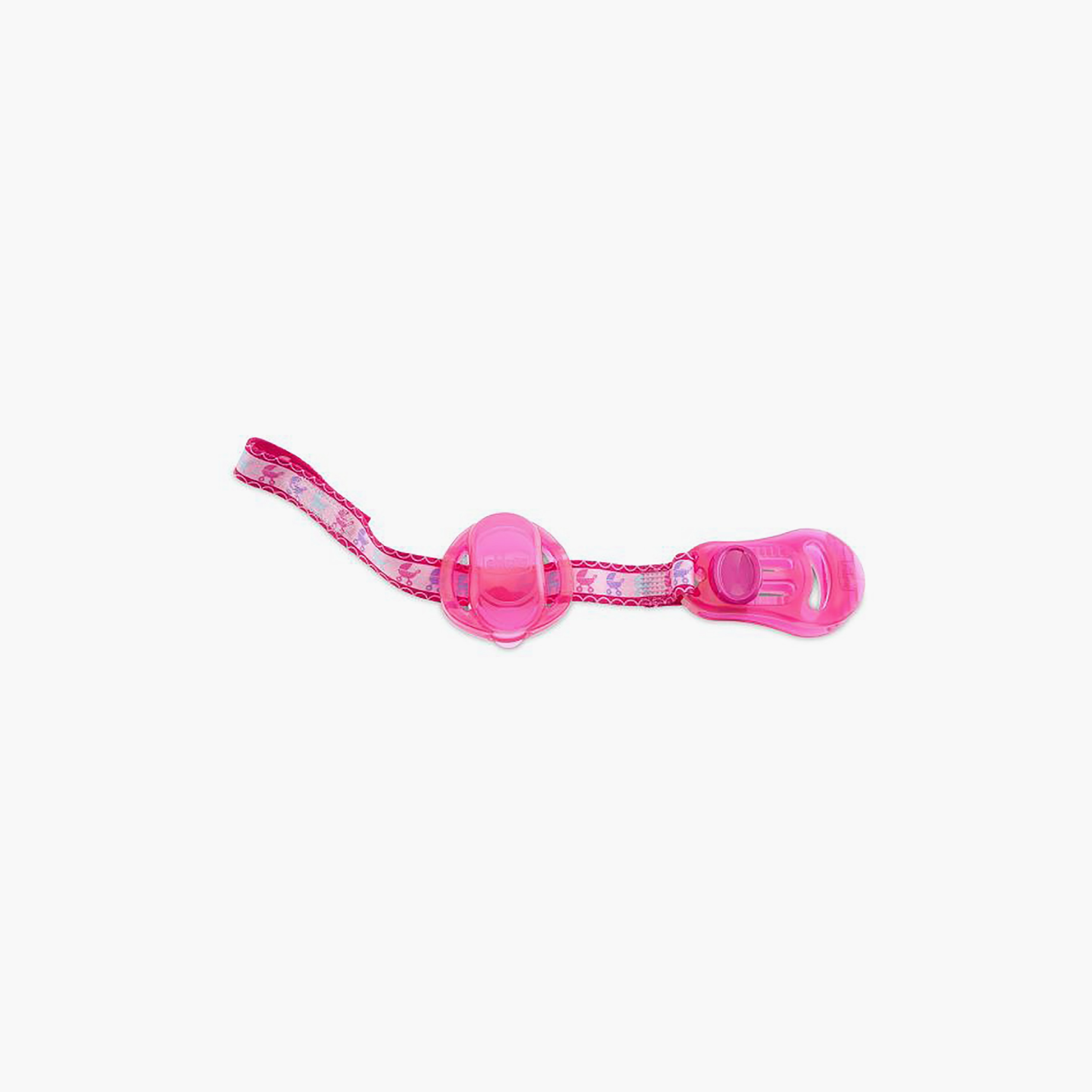 Chicco Pacifier Clip, Pink-baby-feeding-pacifiers-image-1