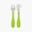 Chicco Stainless Steel Cutlery, Green, 18 Months +-baby-feeding-accessories-image-1