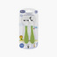 Chicco Stainless Steel Cutlery, Green, 18 Months +-baby-feeding-accessories-image-2