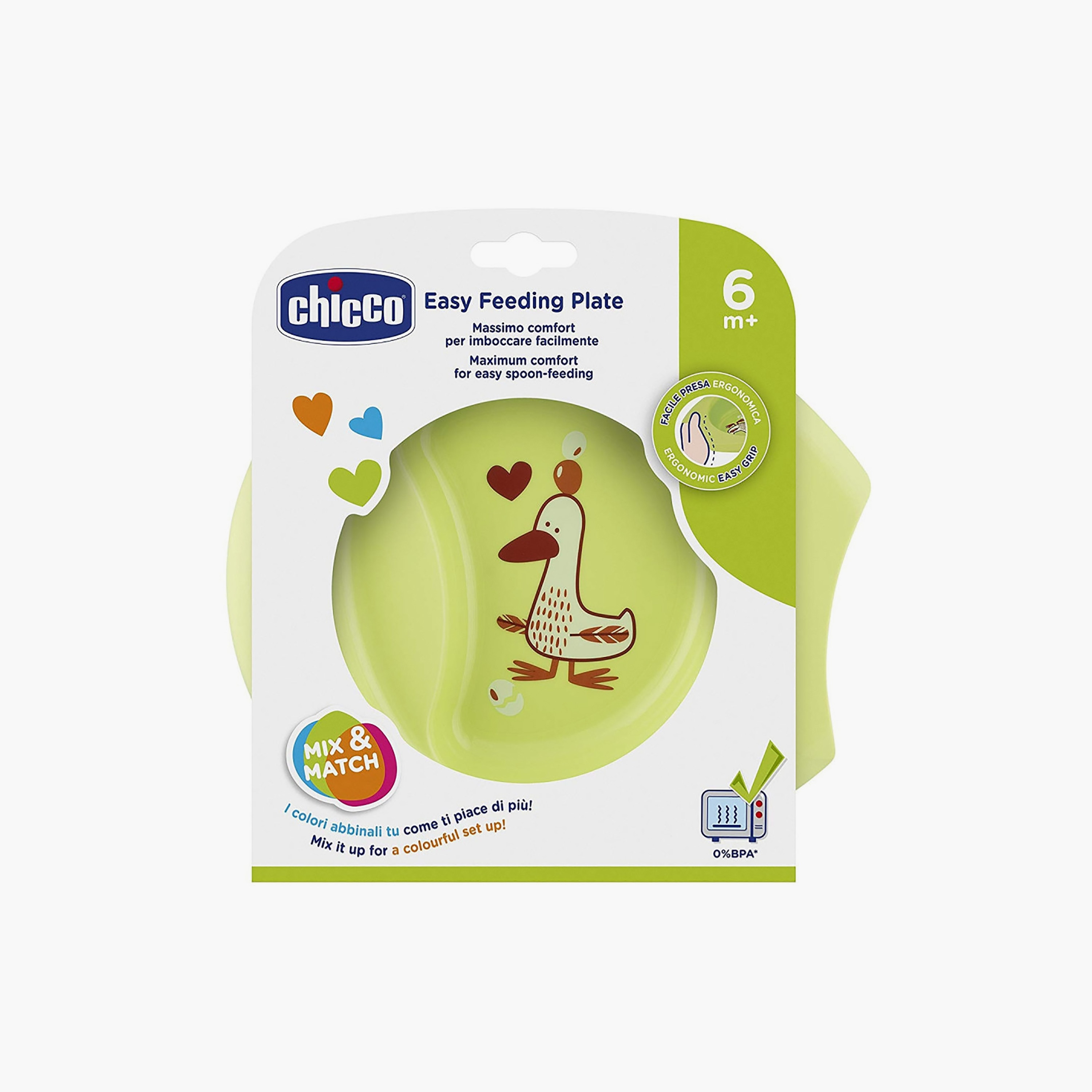 Chicco Easy Feeding Bowl, 6 Months +-baby-feeding-accessories-image-2