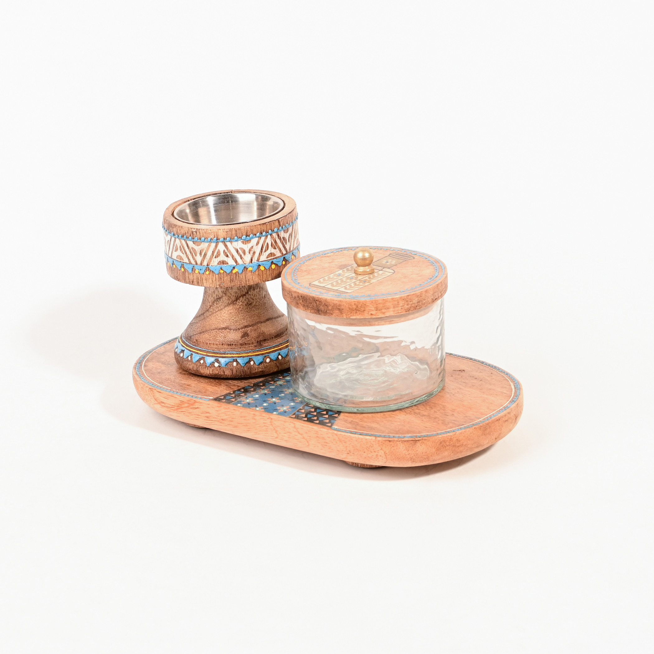 طقم مبخرة بخور خشبية 3 قطع من هوم كارفينج-household-homefragrance-burners-image-2