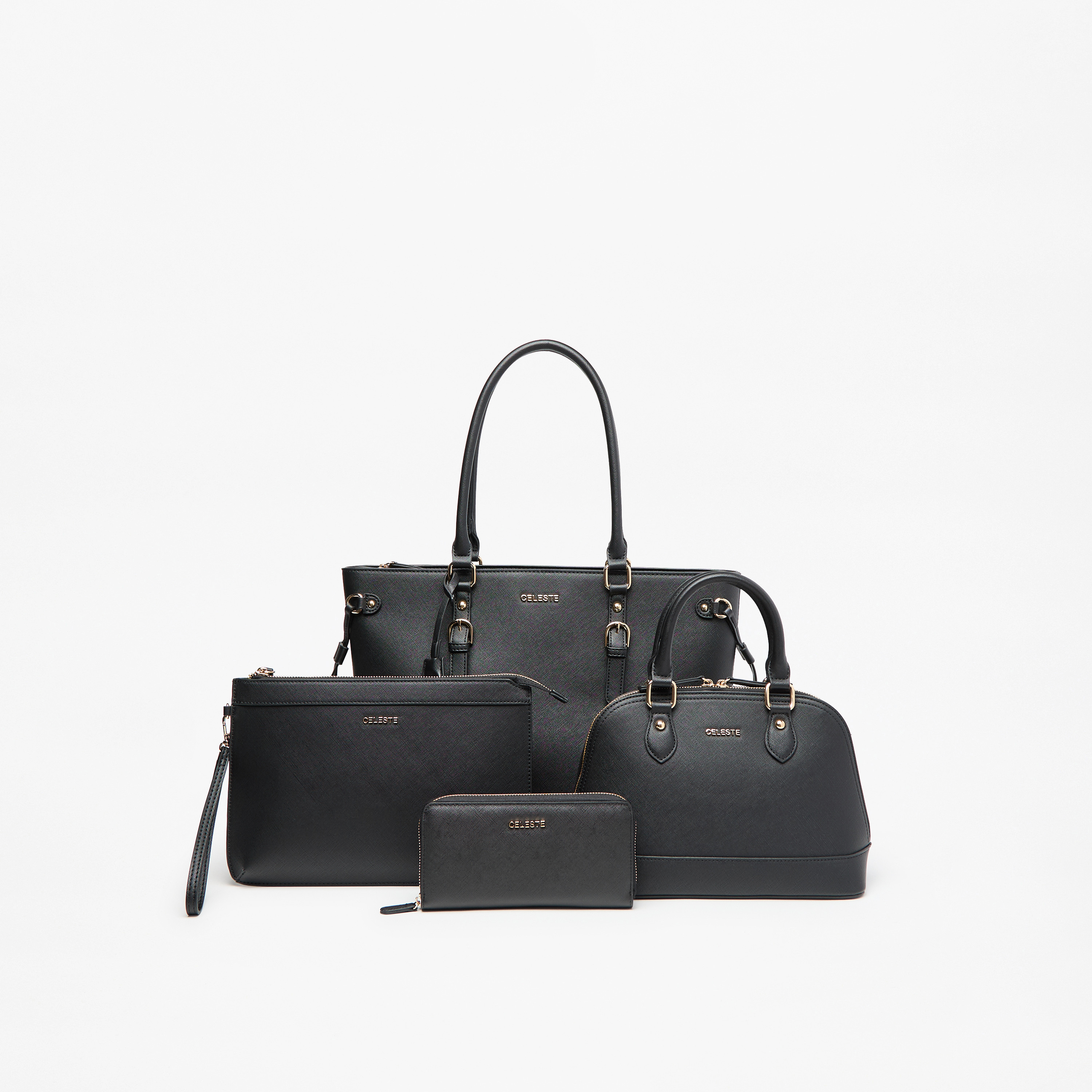 Celeste Solid 4-Piece Bag Set-women-bagsandwallets-handbags-image-1