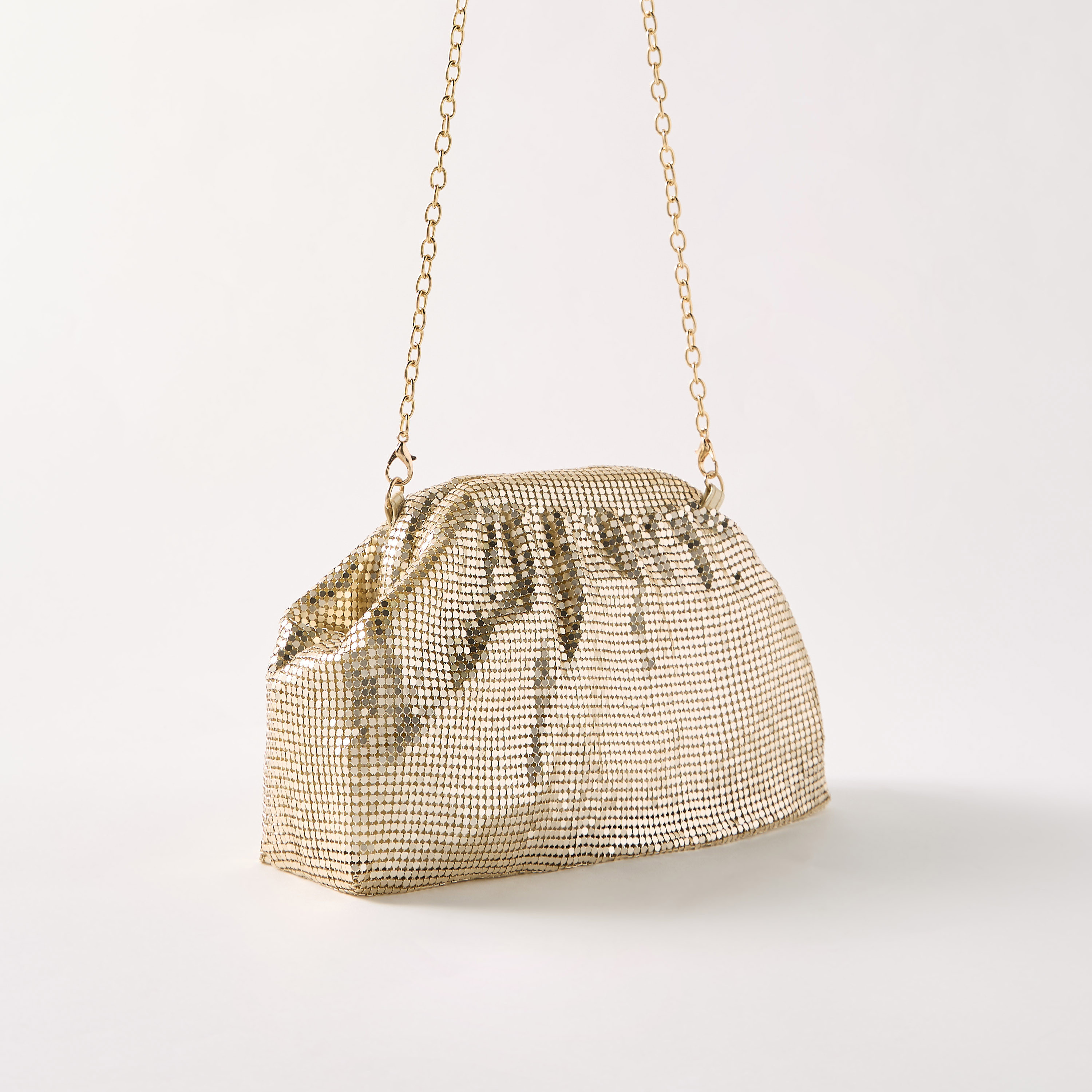 Sasha Embellished Clutch with Magnetic Closure and Chain Strap-women-bagsandwallets-handbags-image-4